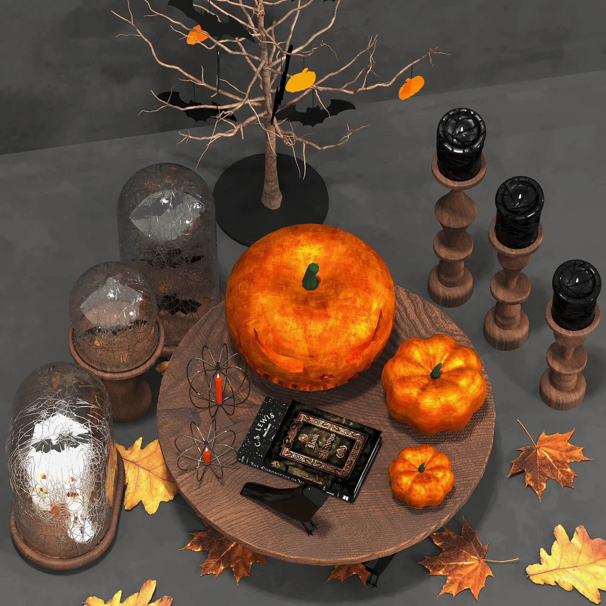 Halloween set 01 3D model