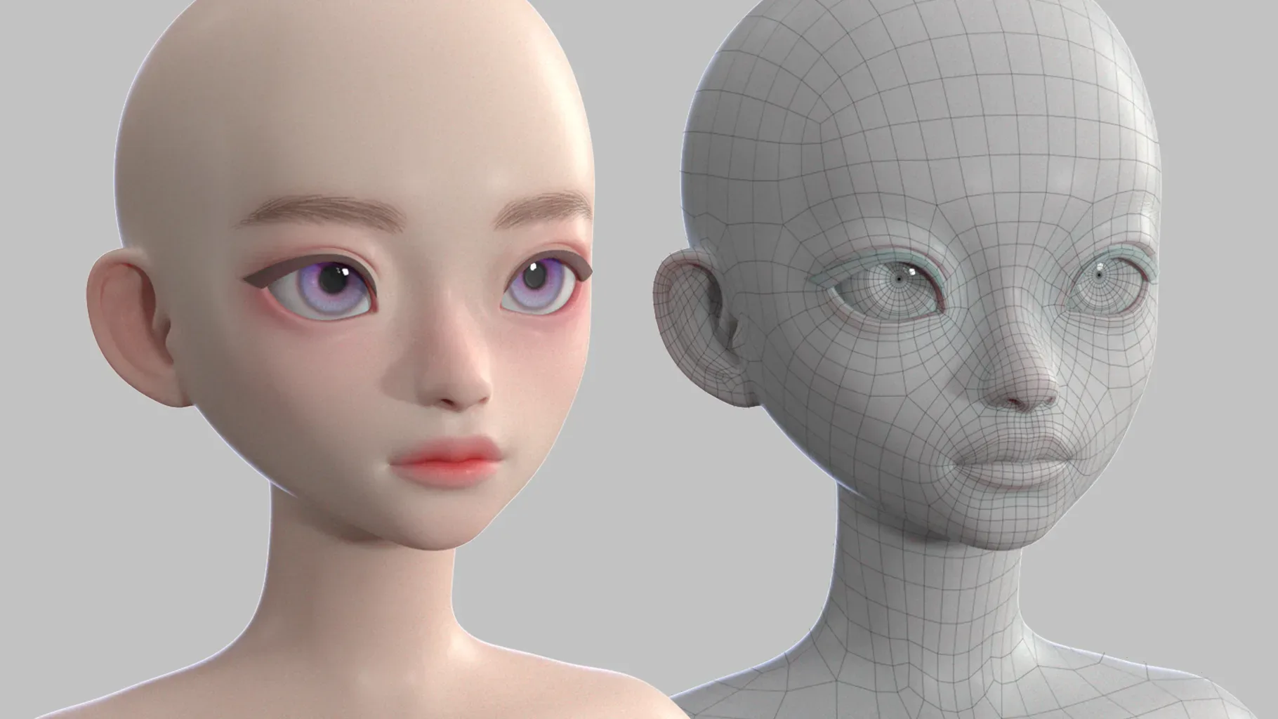 Female Head baseModel