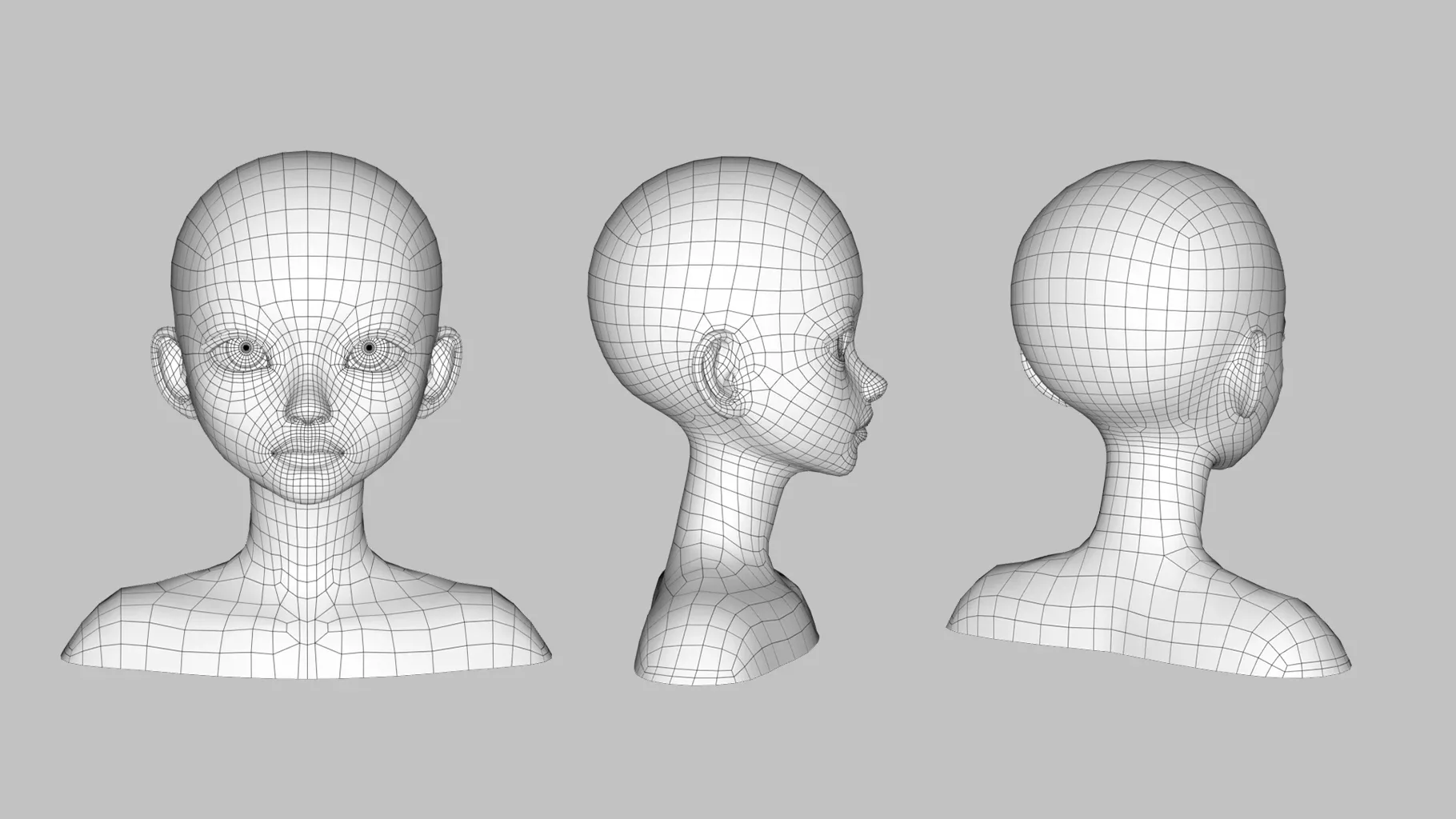 Female Head baseModel