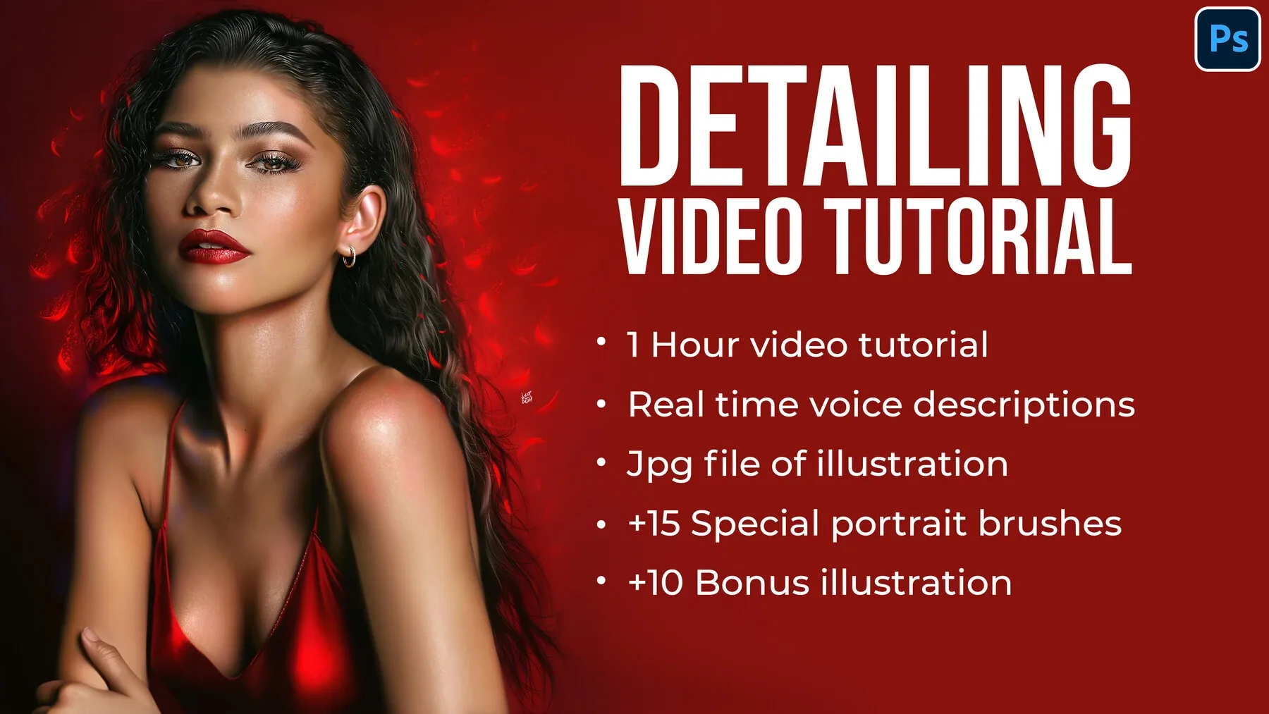 Detailing Illustration in Photoshop Video Tutorial