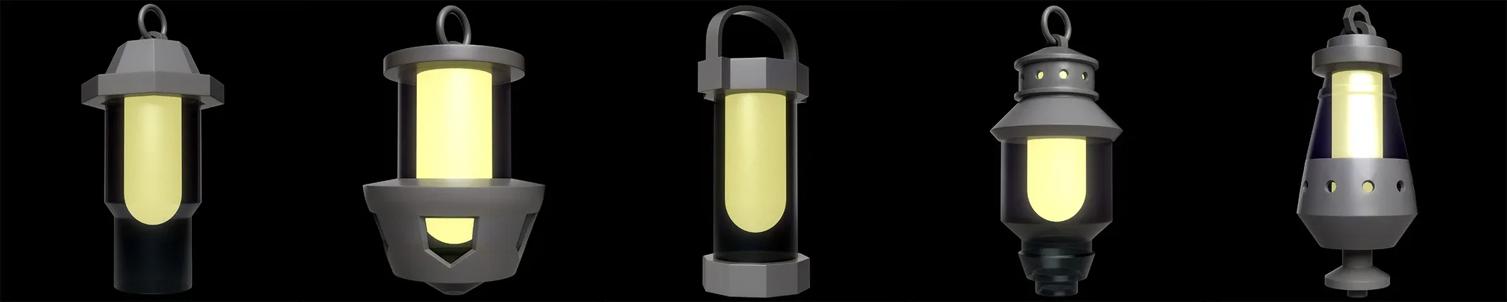 40 Lanterns Base Mesh Pack