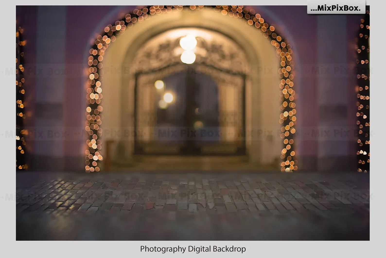 Christmas Lights Backdrops