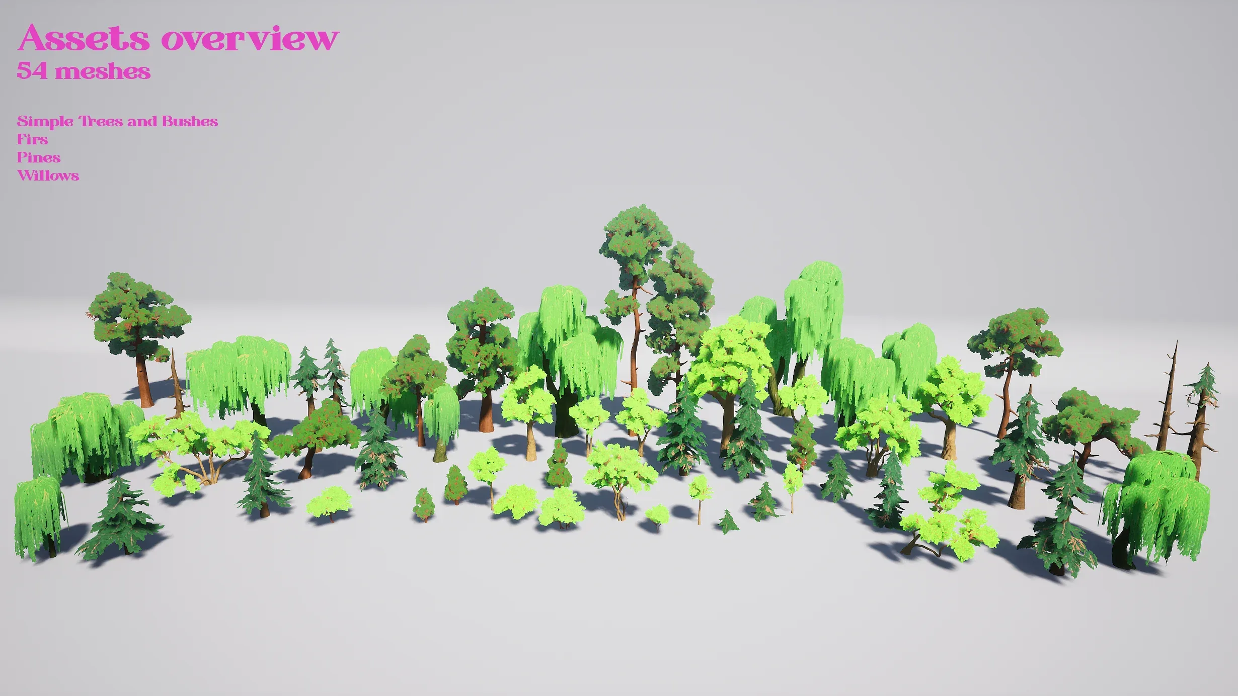 Simple Trees Pack Bundle