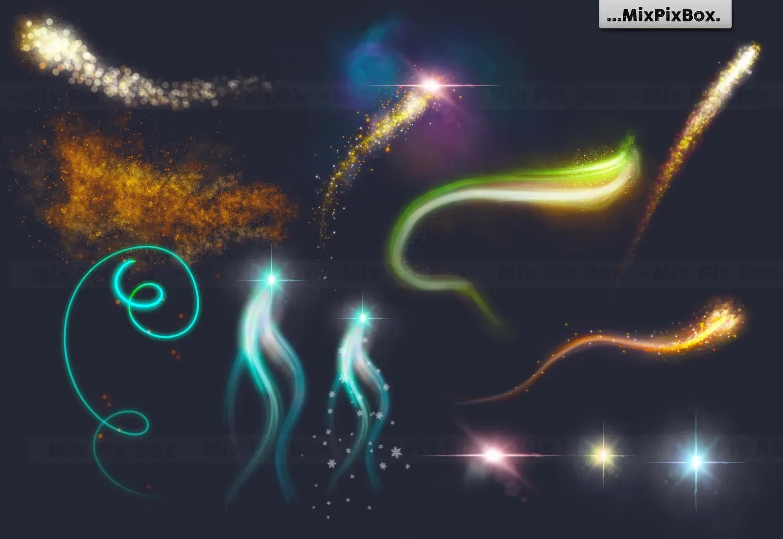 Magic Sparks Overlays