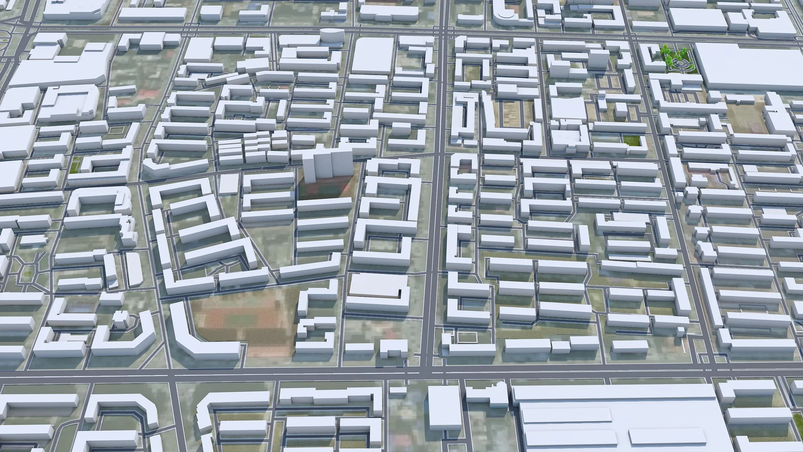 Qiqihar city Heilongjiang China 3d model 65km