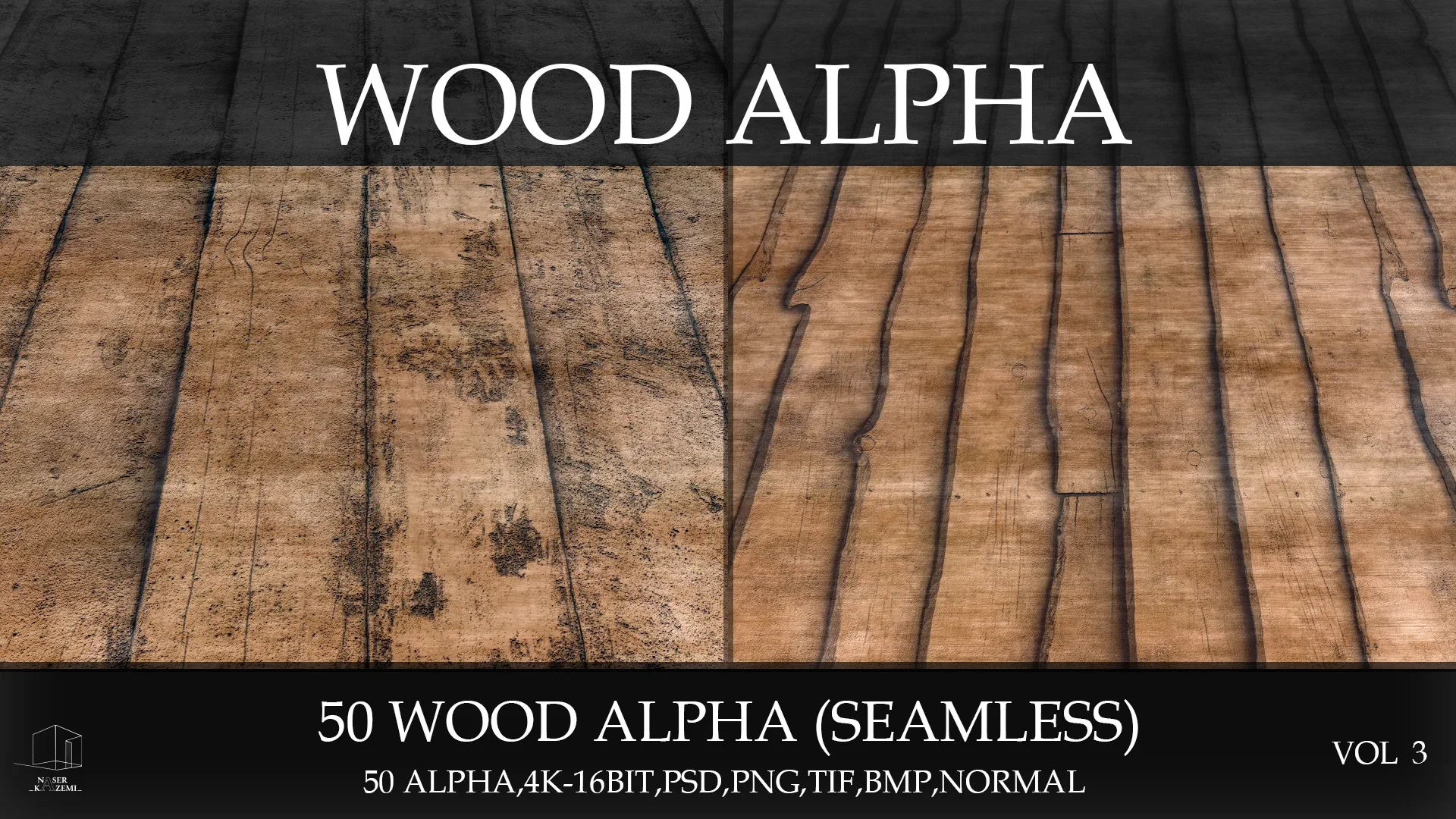 50 WOOD ALPHA (SEAMLESS) -VOL 3