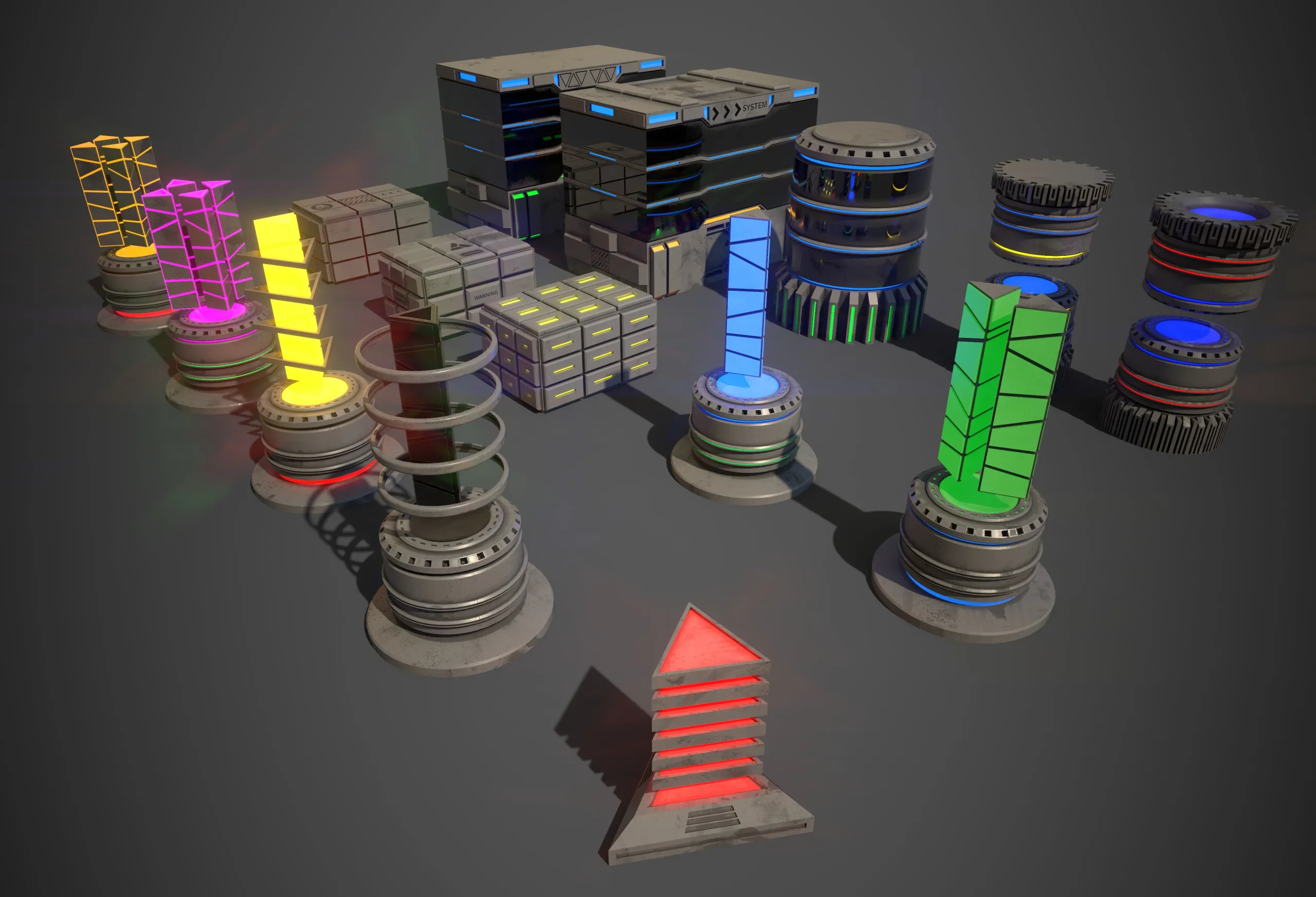 Sci-Fi Props Collection One