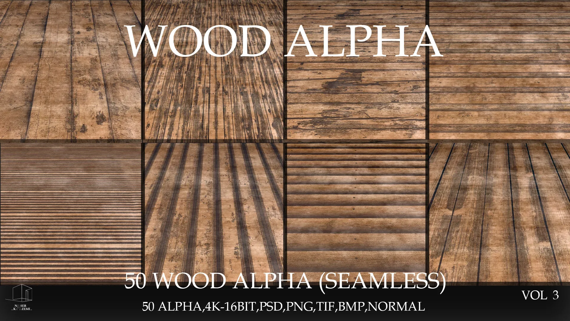 50 WOOD ALPHA (SEAMLESS) -VOL 3