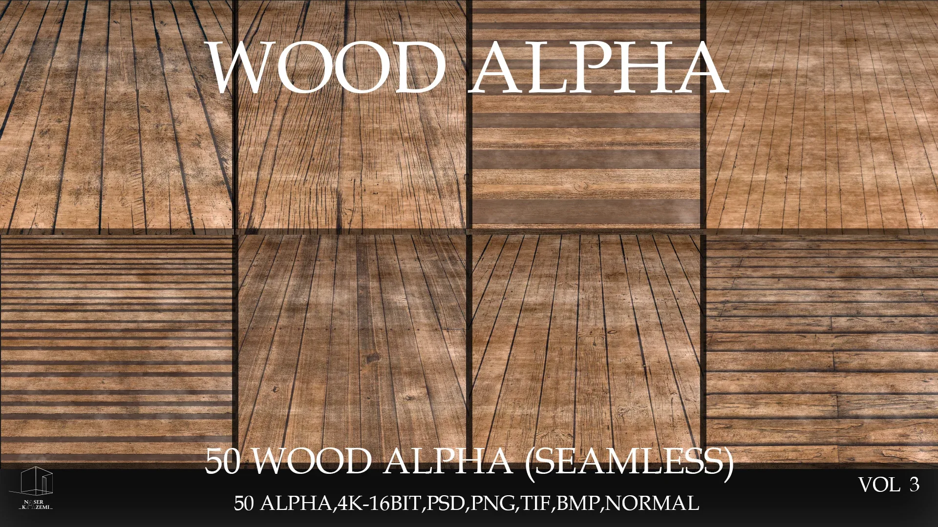 50 WOOD ALPHA (SEAMLESS) -VOL 3