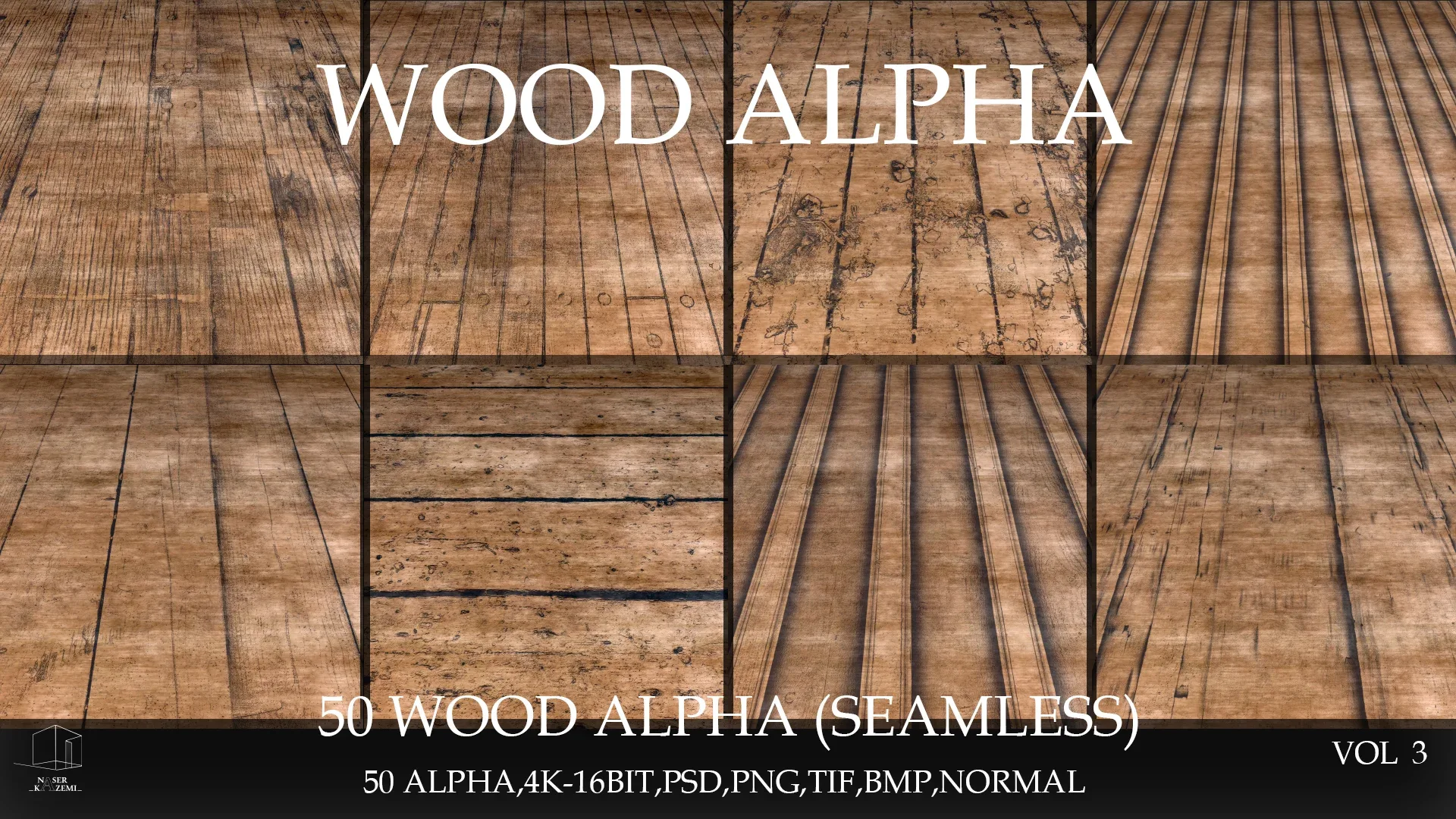 50 WOOD ALPHA (SEAMLESS) -VOL 3