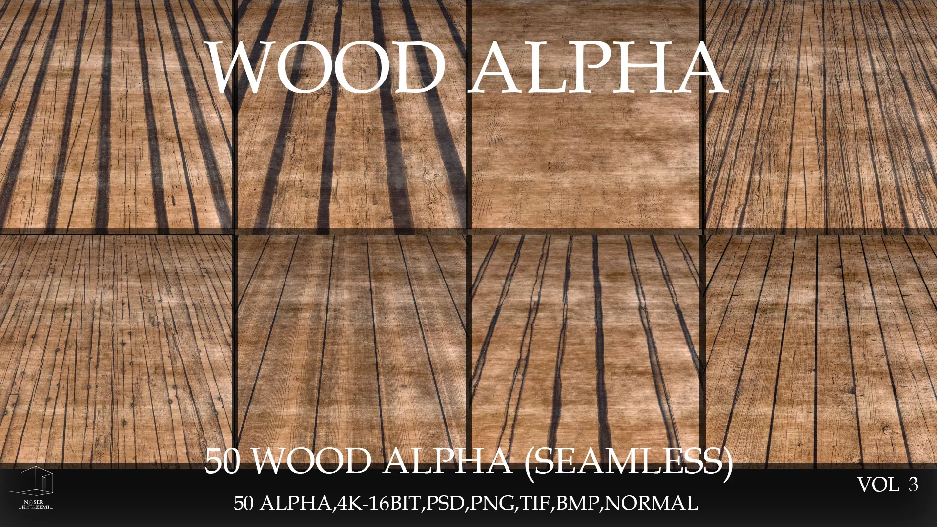 50 WOOD ALPHA (SEAMLESS) -VOL 3