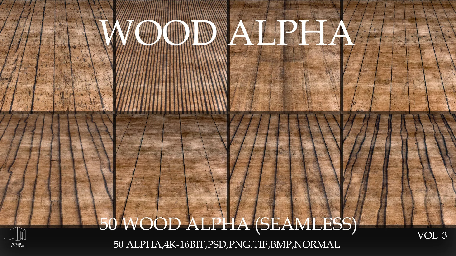 50 WOOD ALPHA (SEAMLESS) -VOL 3