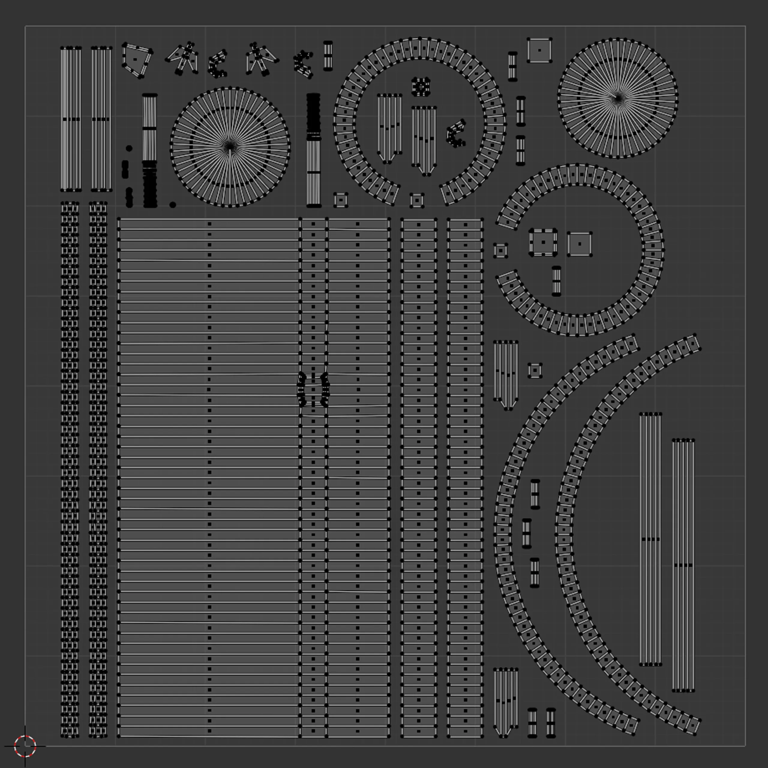 LowPoly Modular Space Station