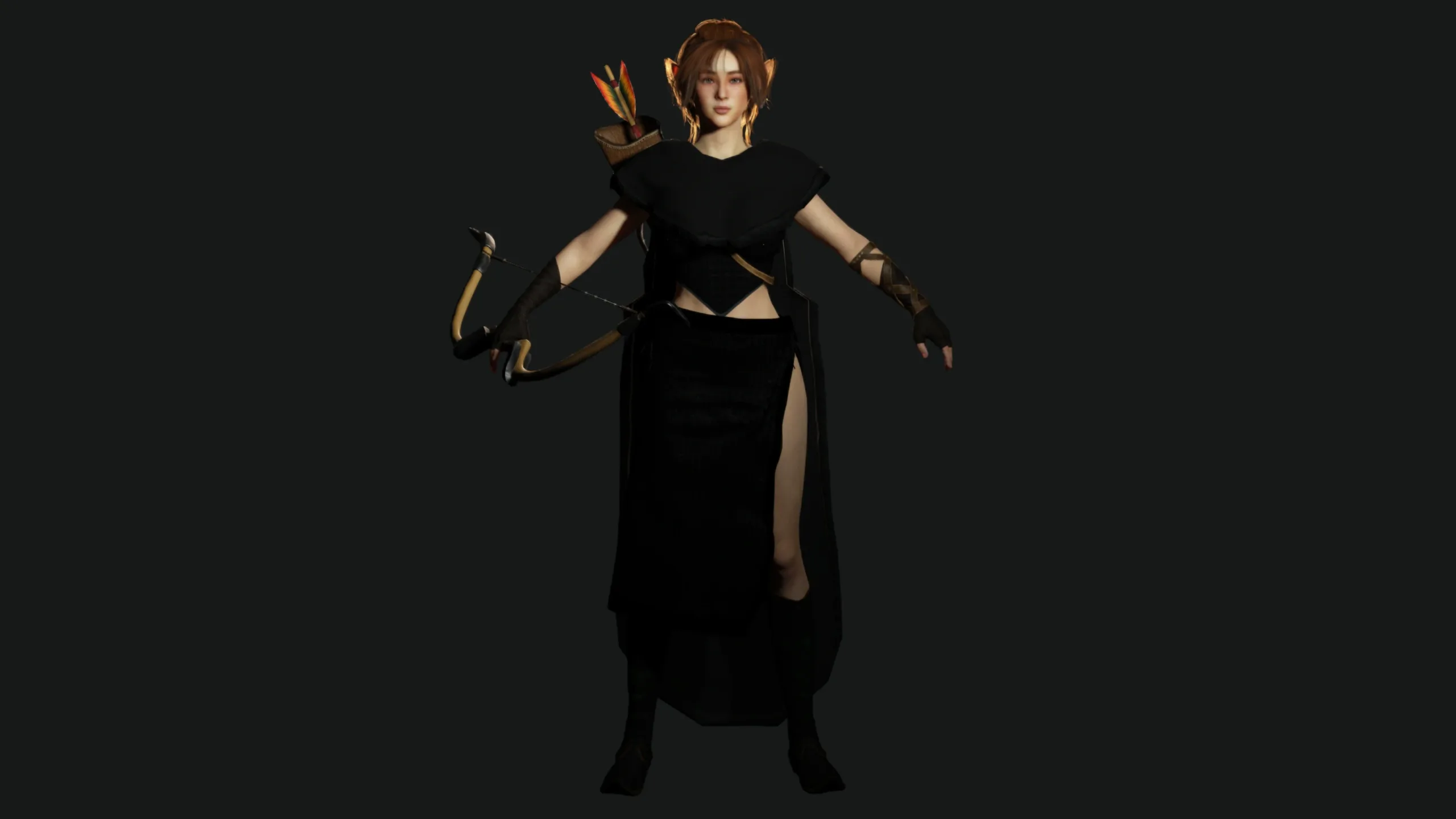 AAA 3D REALISTIC CHARACTER - BEAUTIFUL ELF FANTASY MEDIEVAL