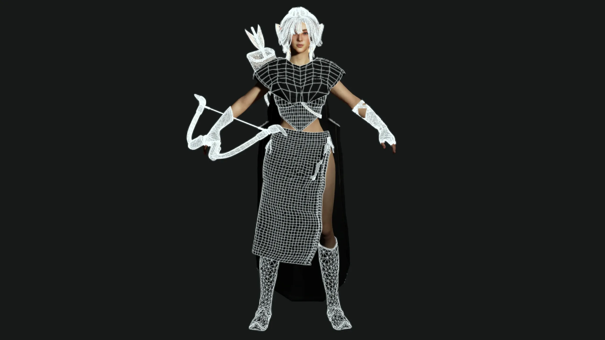 AAA 3D REALISTIC CHARACTER - BEAUTIFUL ELF FANTASY MEDIEVAL