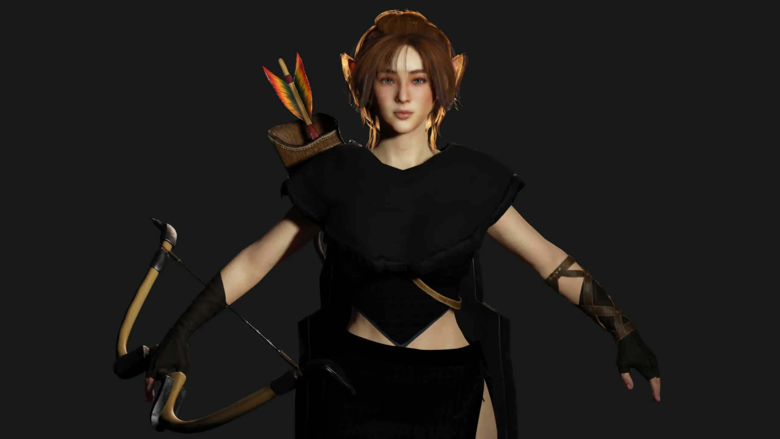 AAA 3D REALISTIC CHARACTER - BEAUTIFUL ELF FANTASY MEDIEVAL