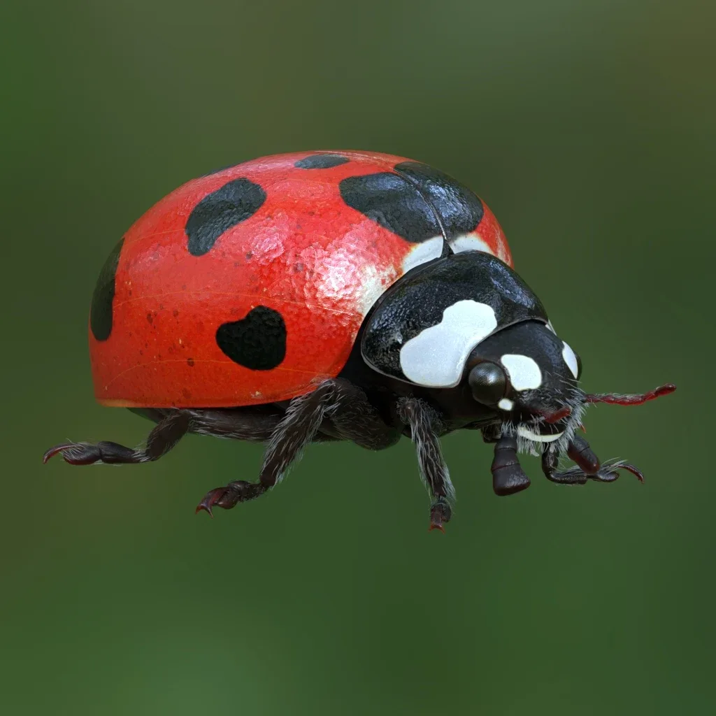 Hyper-realistic Ladybug Rig