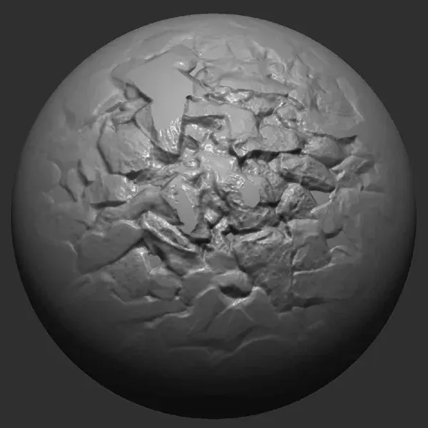 Whitespike Texture Zbrush brush pack