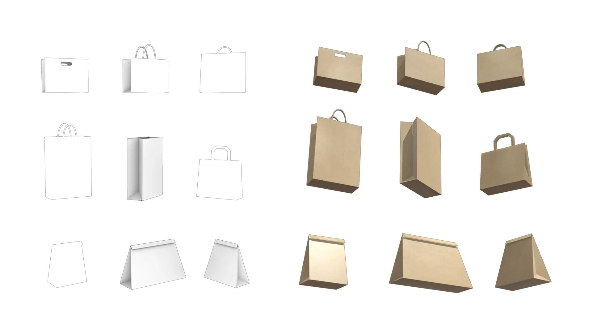 Paper Bag Pack - 9 in 1