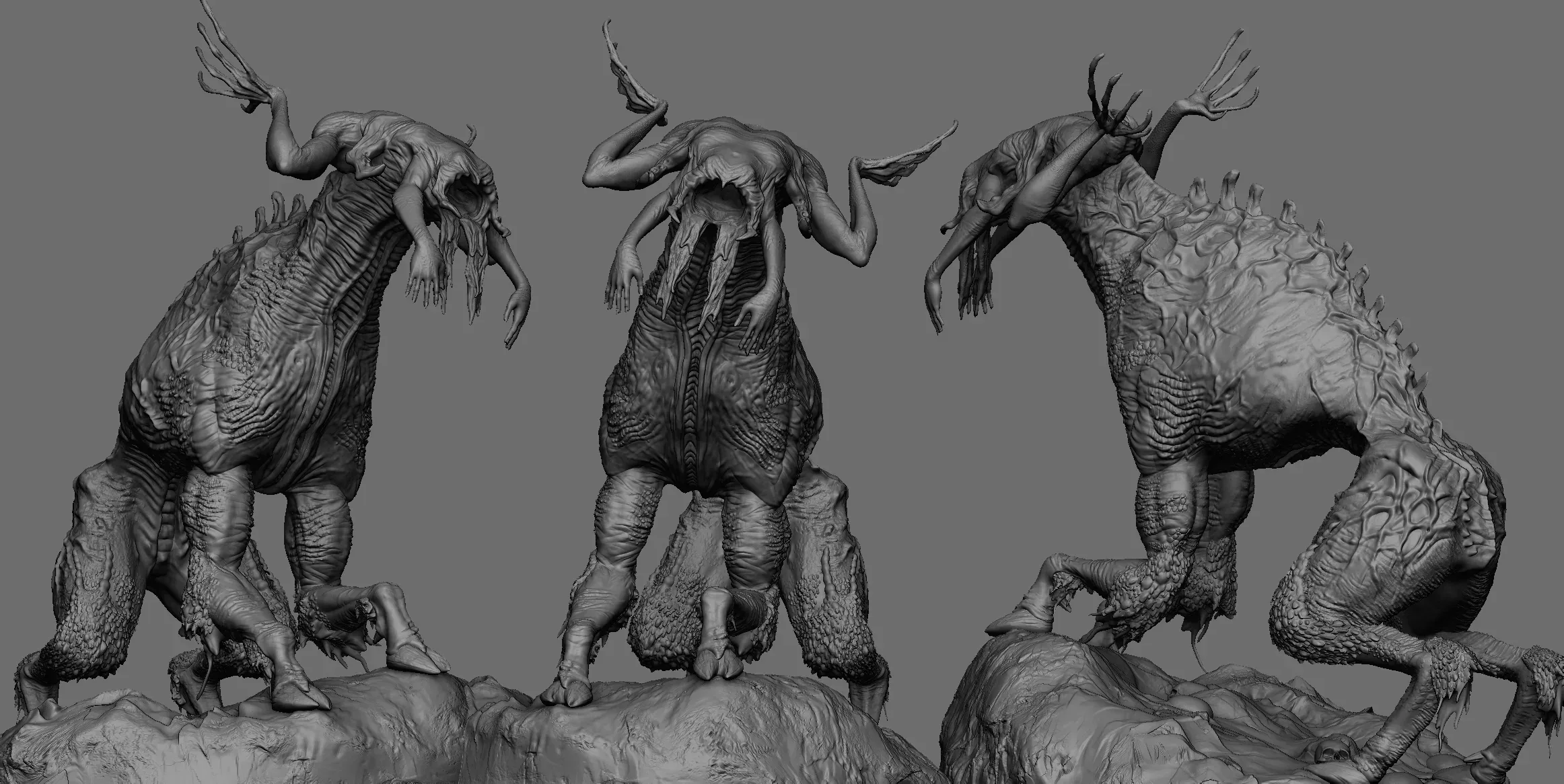 3D Printable Joutn Moder Creature Model