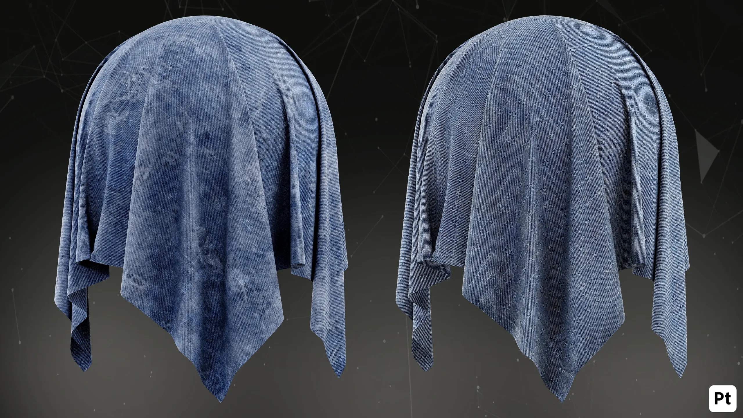 30 Denim Fabric Smart Materials For Substance Painter_VOL03