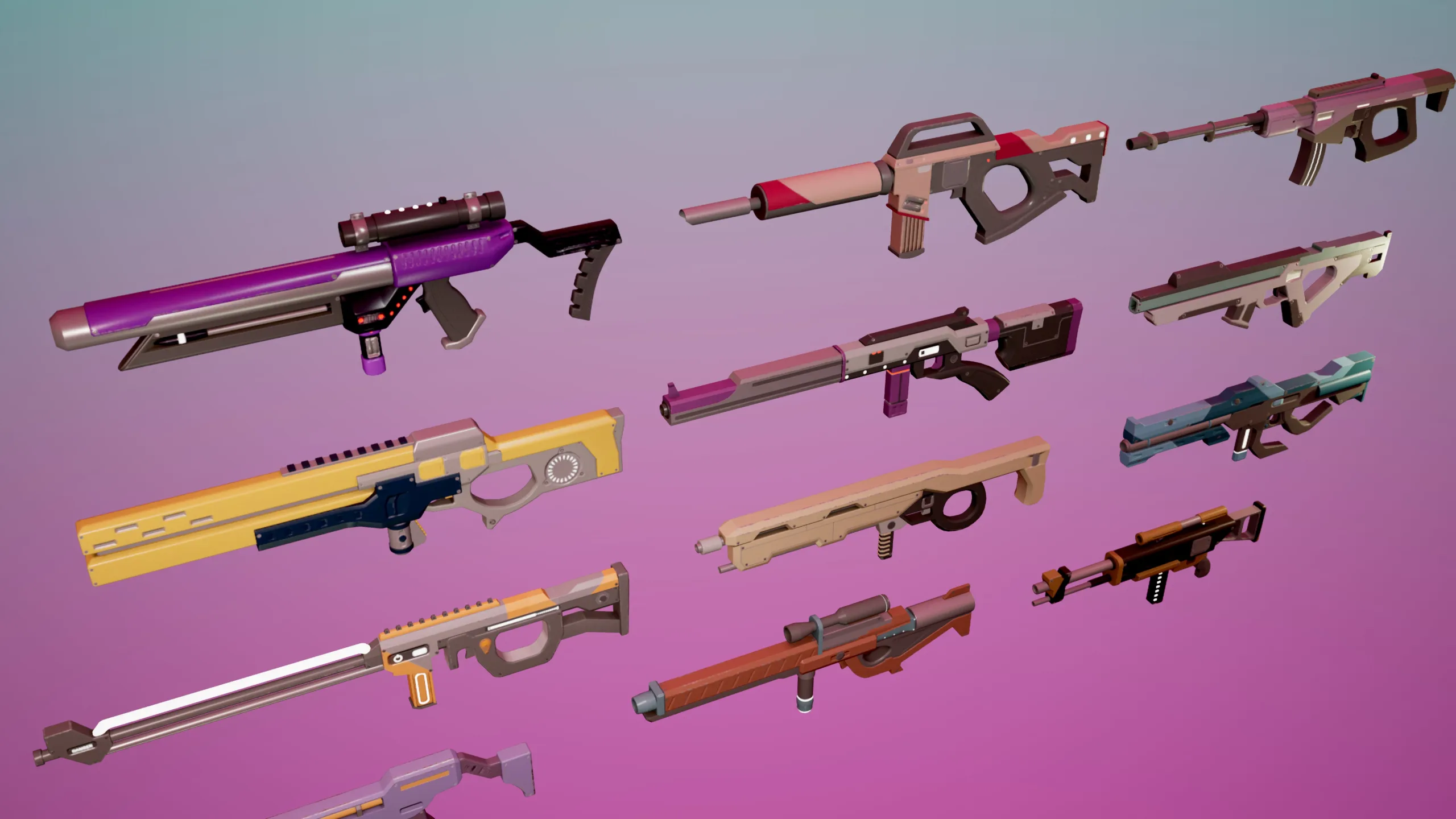 SciFi Rifles Bundle