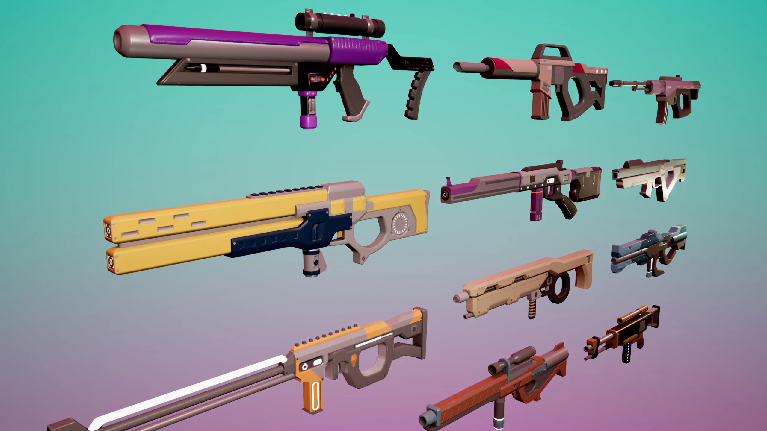 SciFi Rifles Bundle