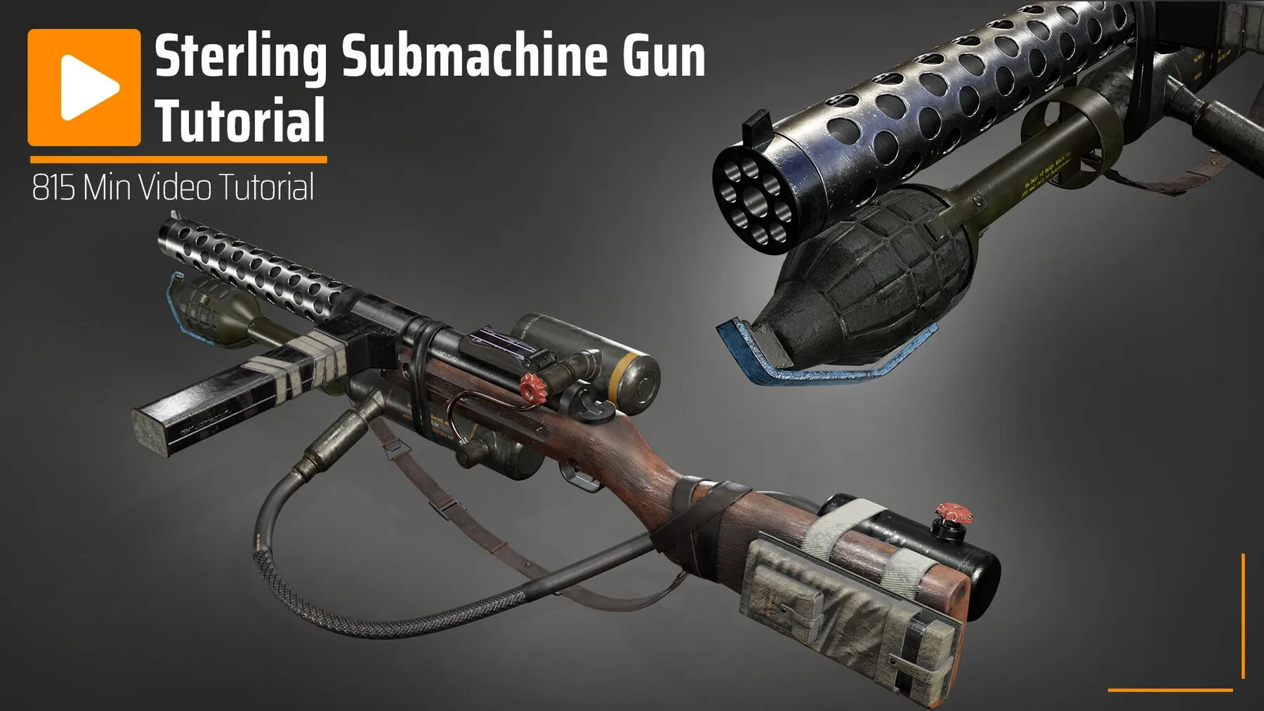 sterling submachine gun