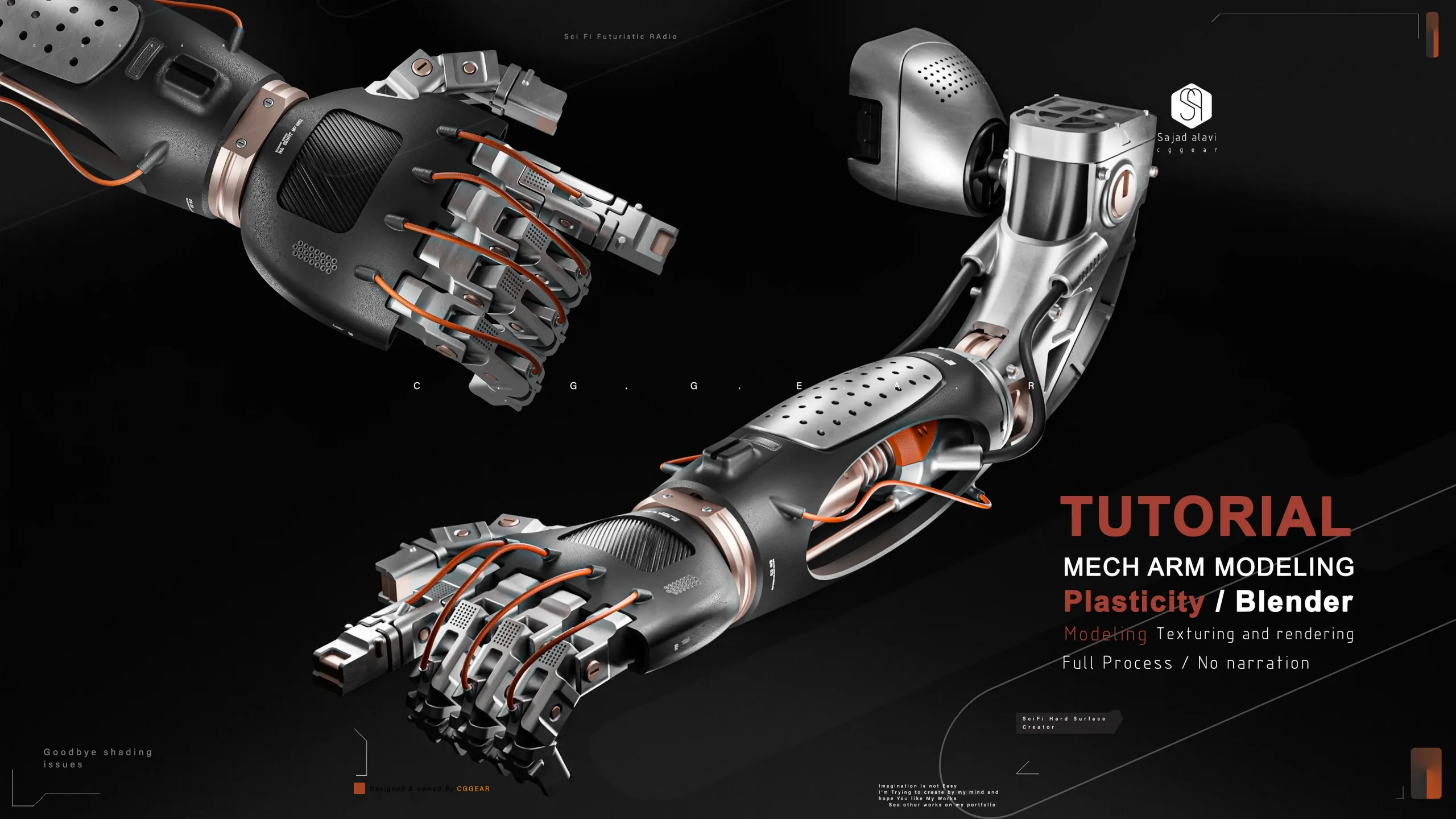 Robot Arm Modeling In Plasticity