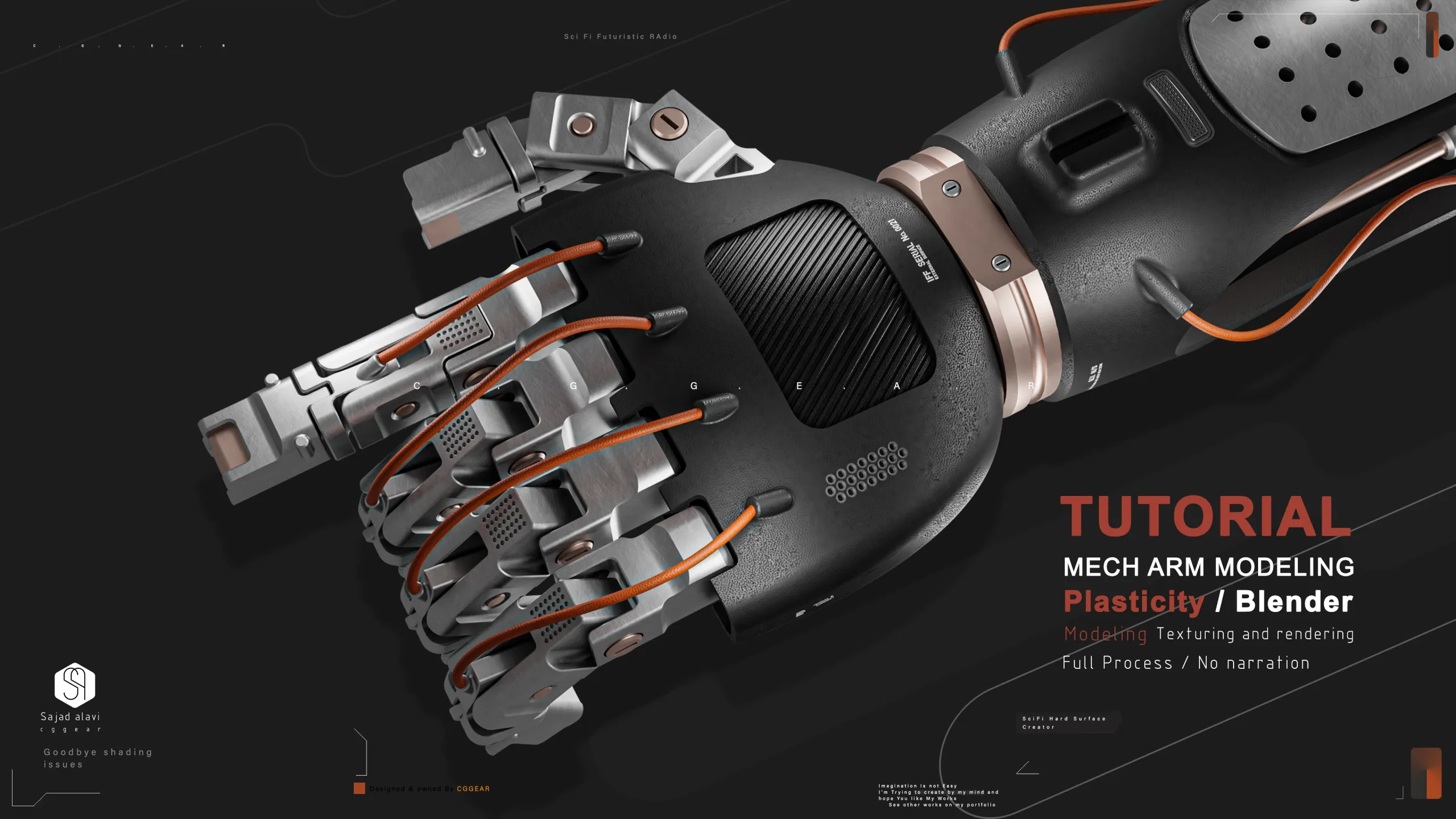 Robot Arm Modeling In Plasticity