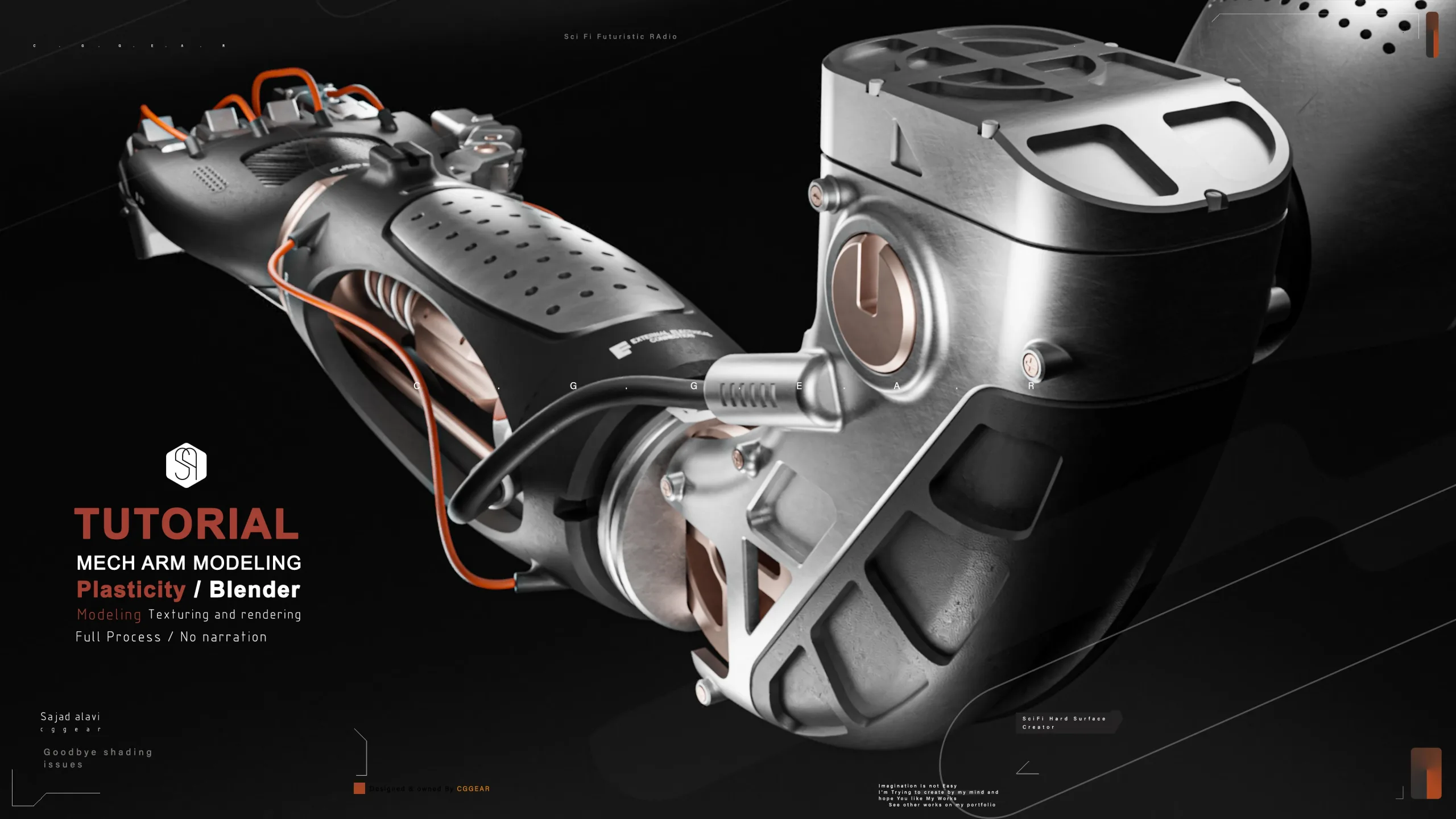 Robot Arm Modeling In Plasticity