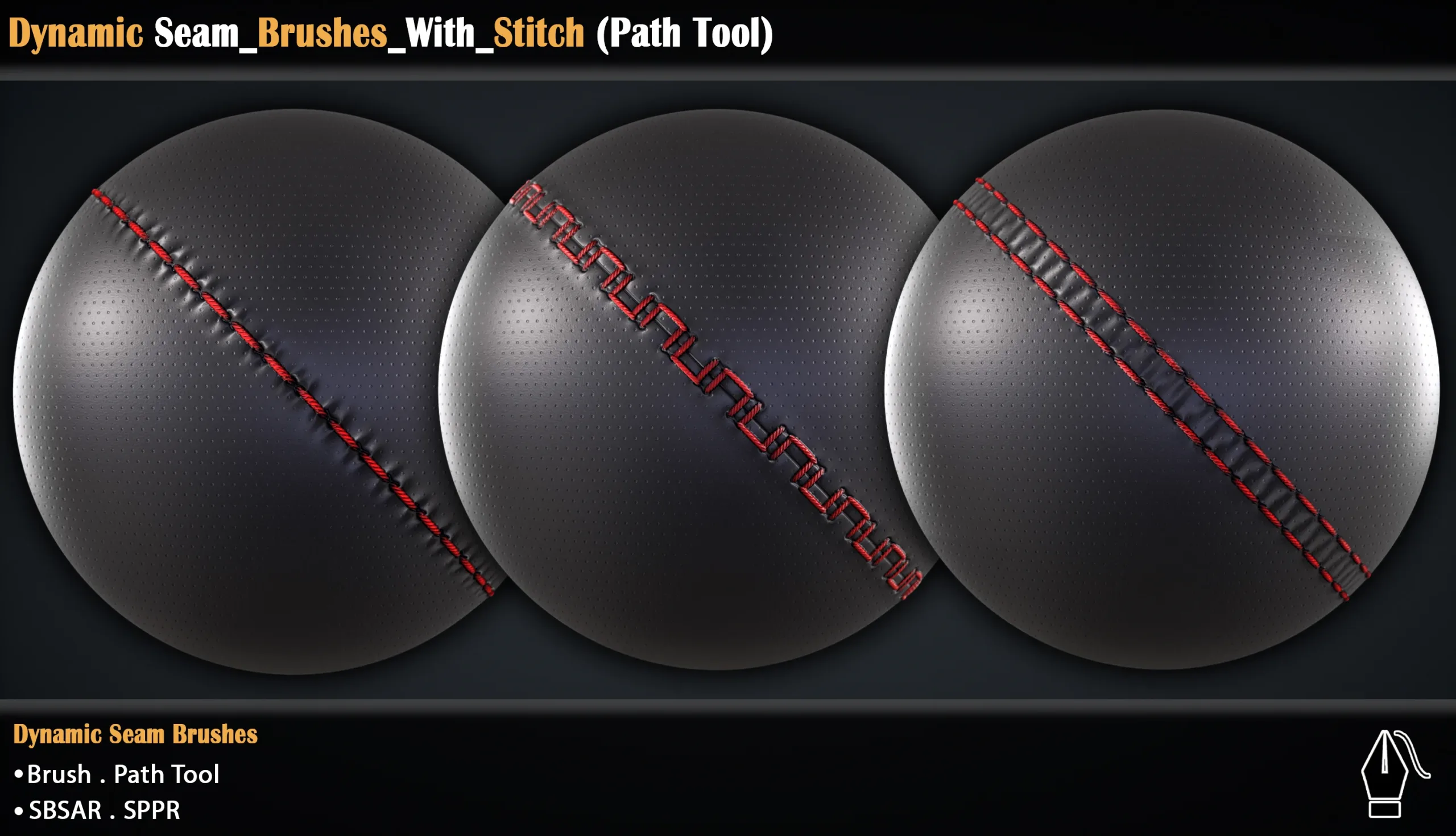 Dynamic Seam_Brushes_With_Stitch (Path Tool)