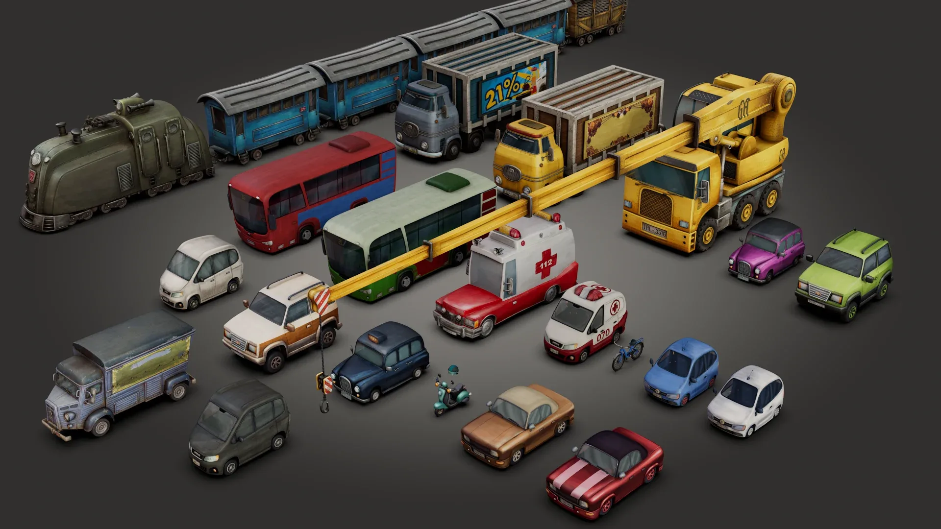 TOON vehicles PACK