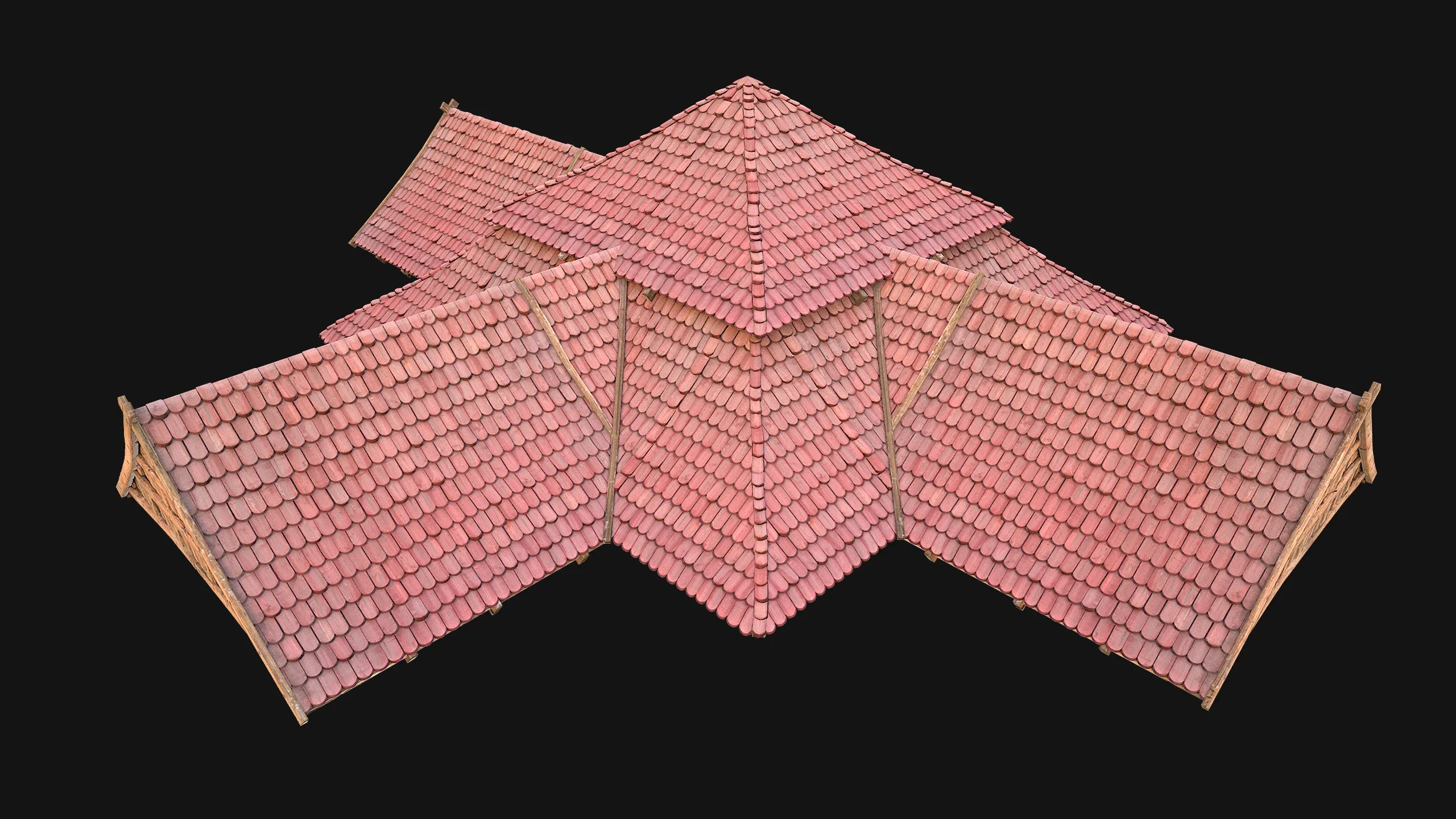 Medieval Roof Tile Modular