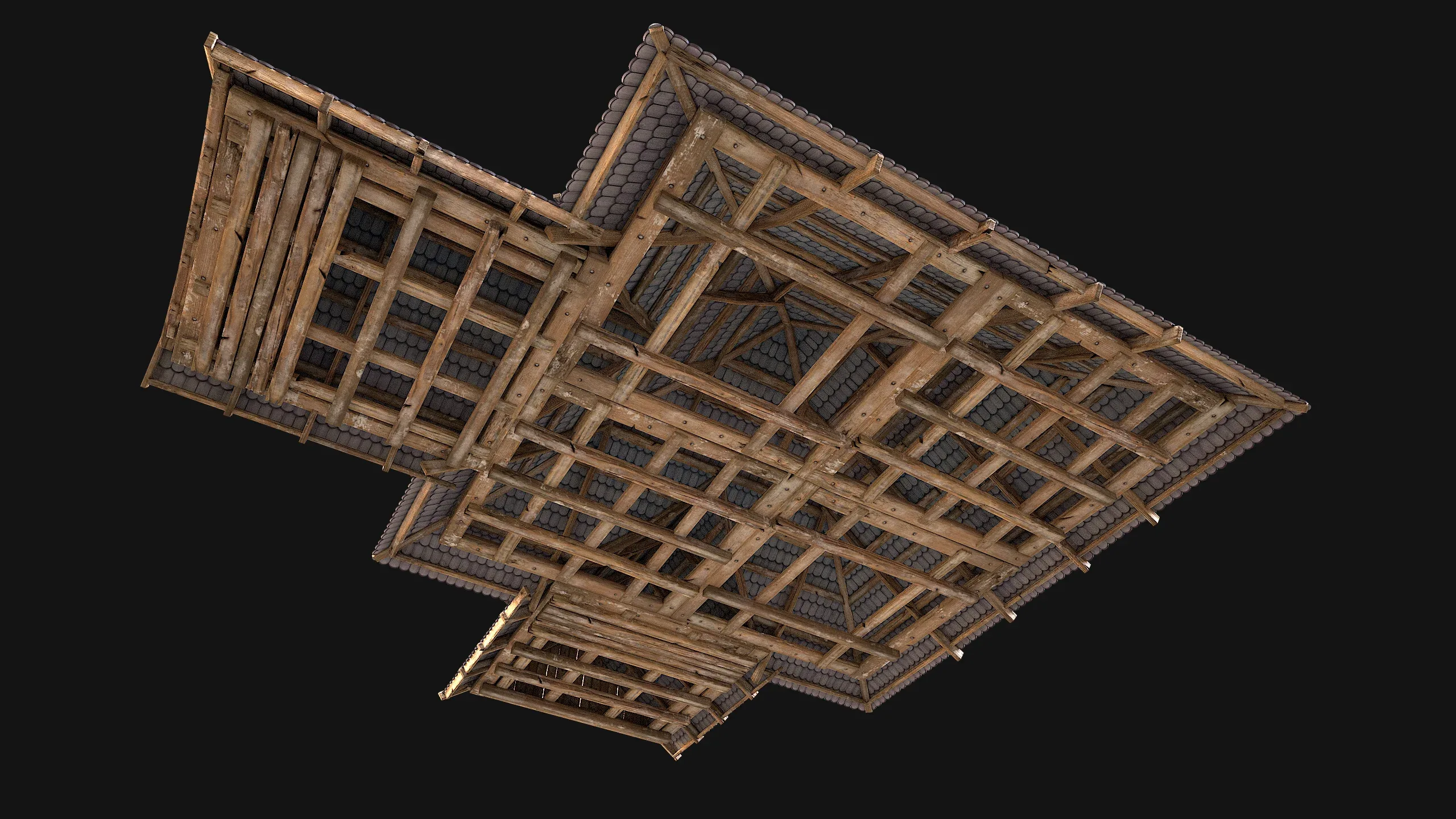 Medieval Roof Tile Modular