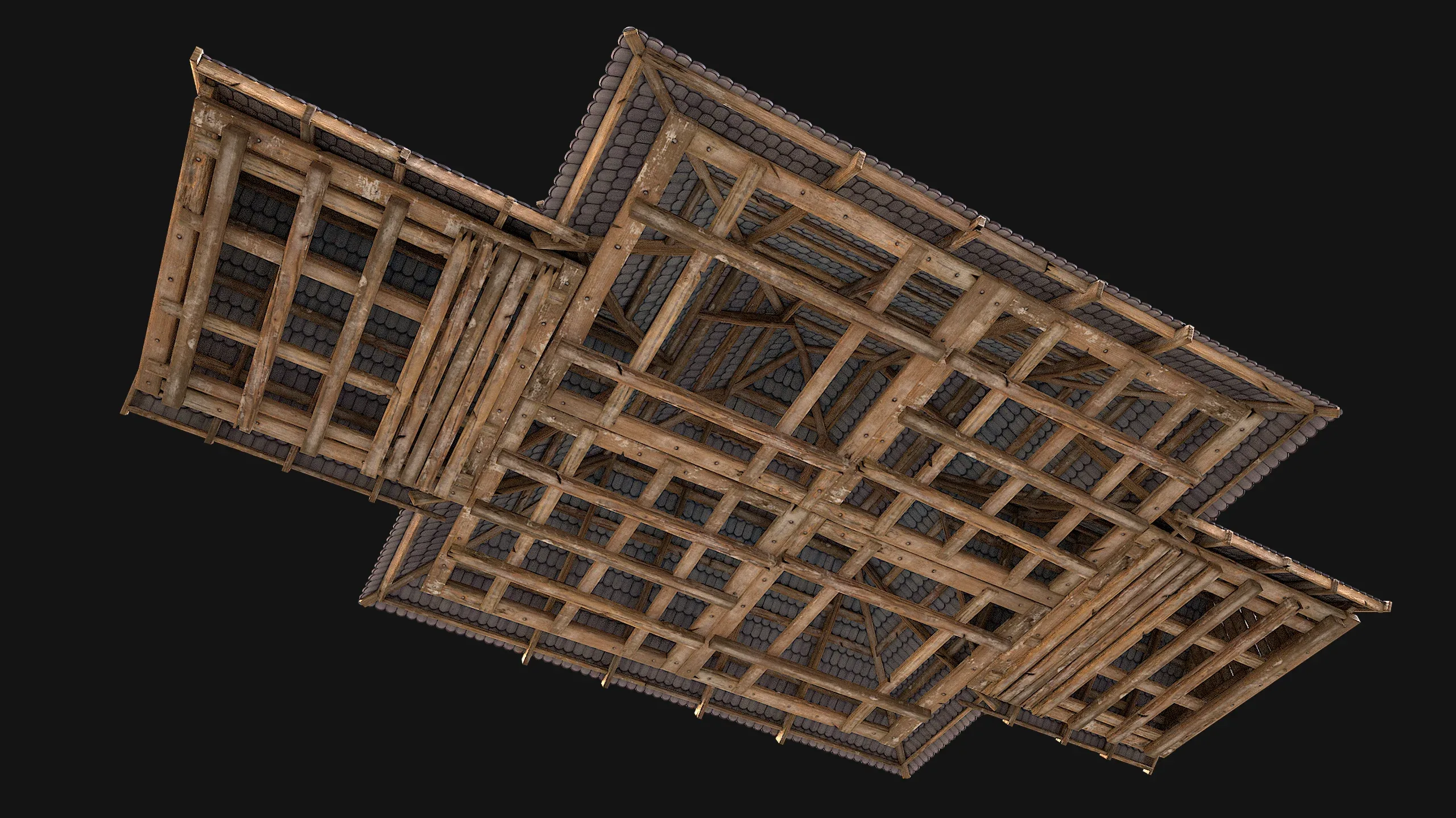 Medieval Roof Tile Modular