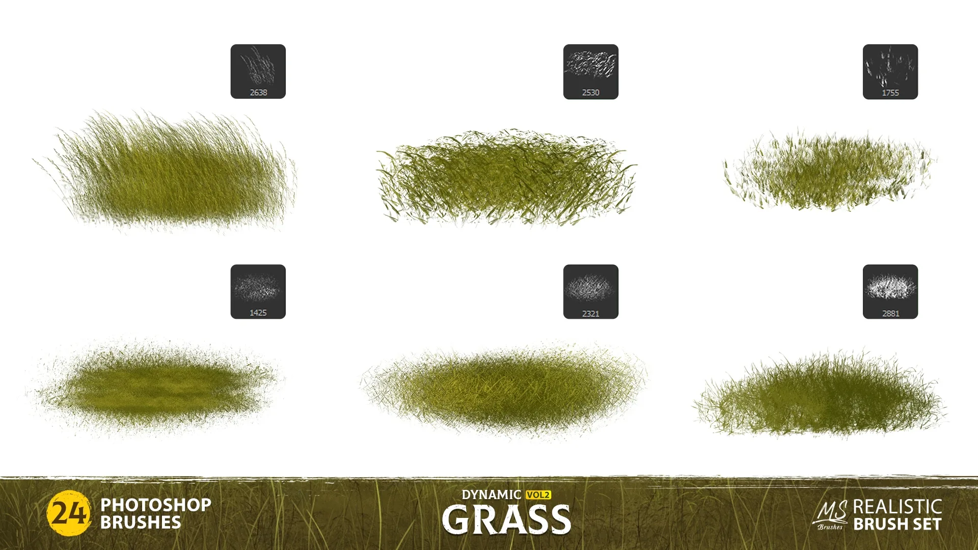 Grass Brushes VOL2