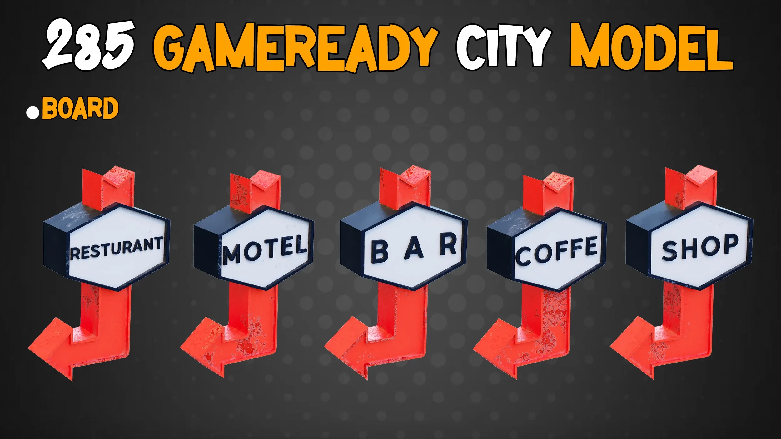 285 Game-Ready City Model - Vol 01