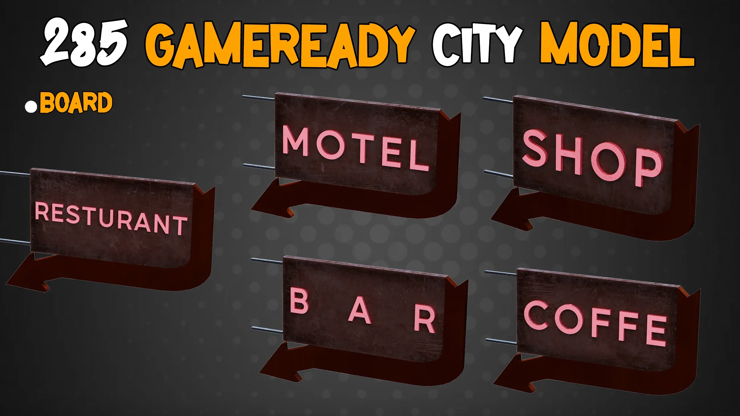 285 Game-Ready City Model - Vol 01