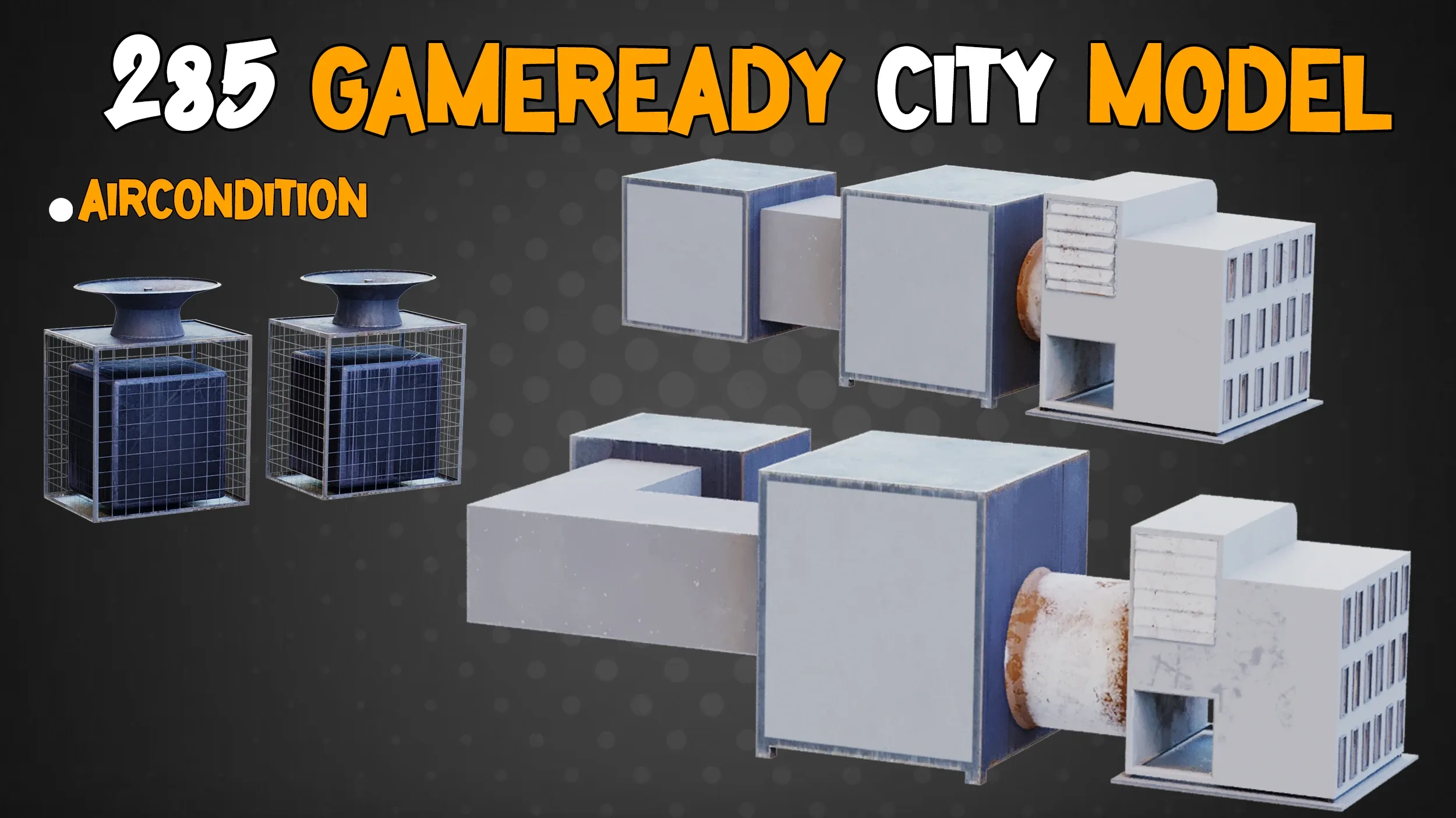 285 Game-Ready City Model - Vol 01