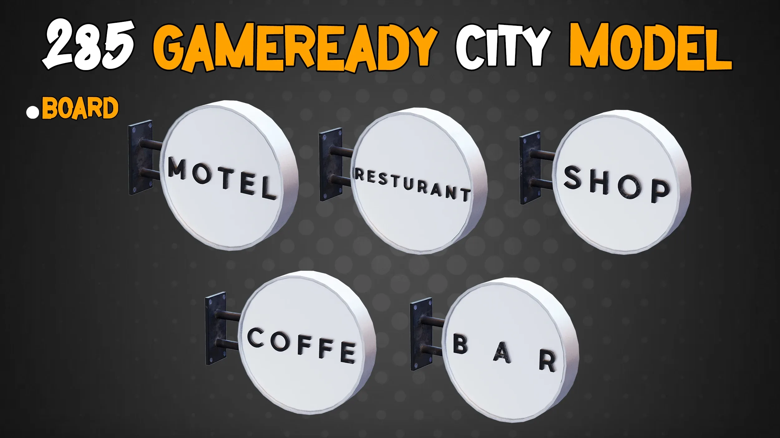 285 Game-Ready City Model - Vol 01