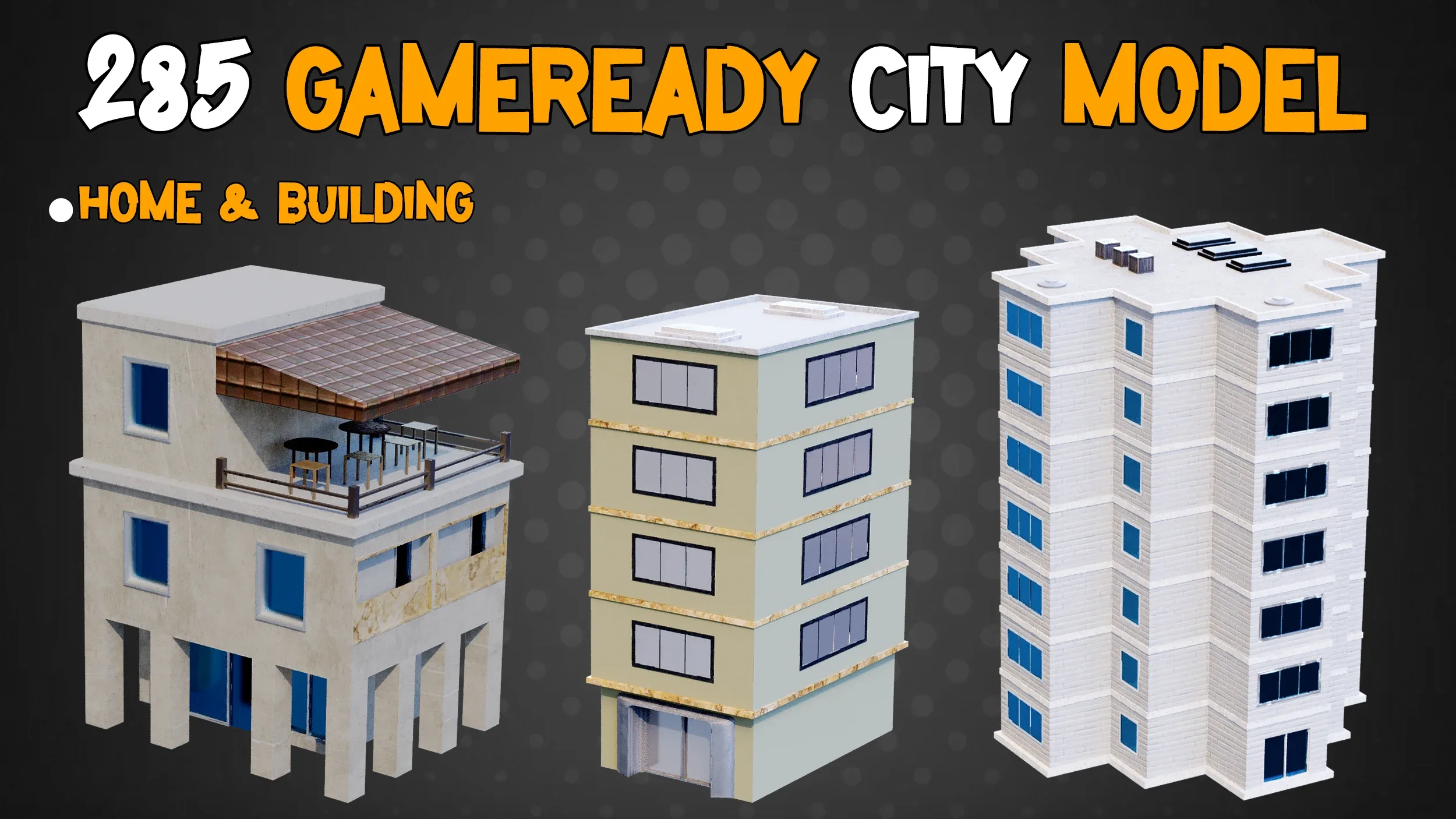 285 Game-Ready City Model - Vol 01