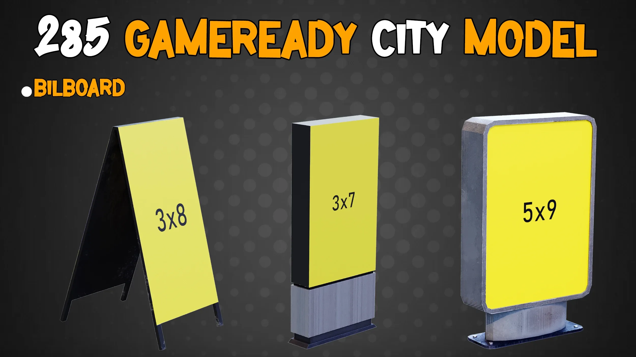 285 Game-Ready City Model - Vol 01