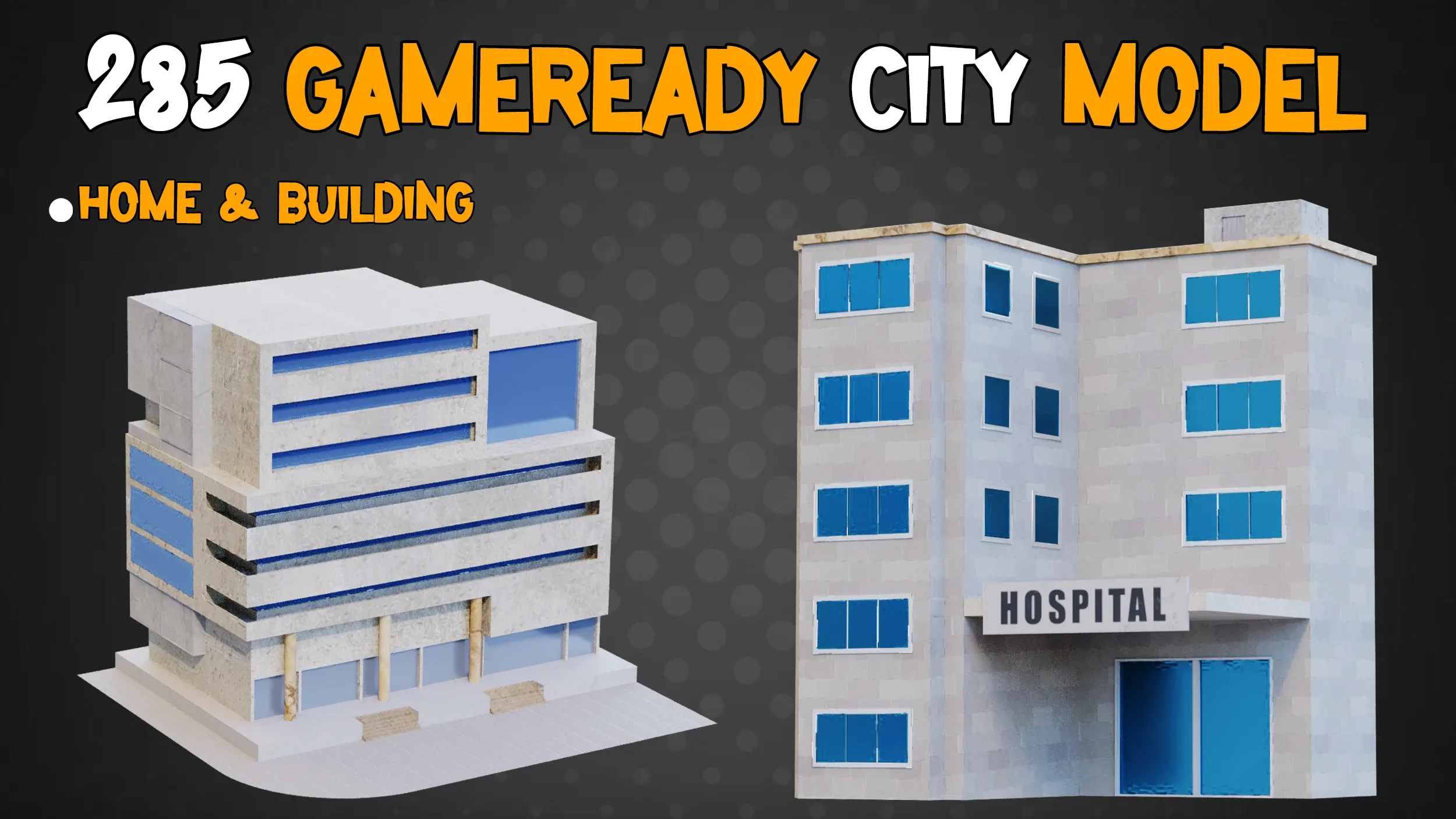 285 Game-Ready City Model - Vol 01