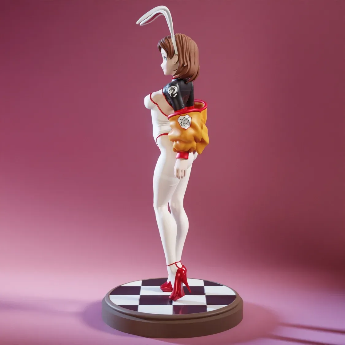 Anime Racing Bunny Girl - 3D Print Ready