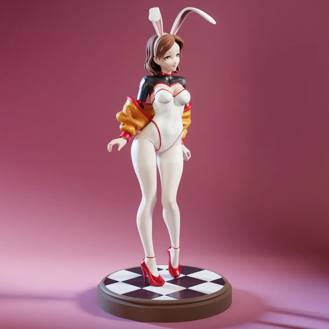 Anime Racing Bunny Girl - 3D Print Ready