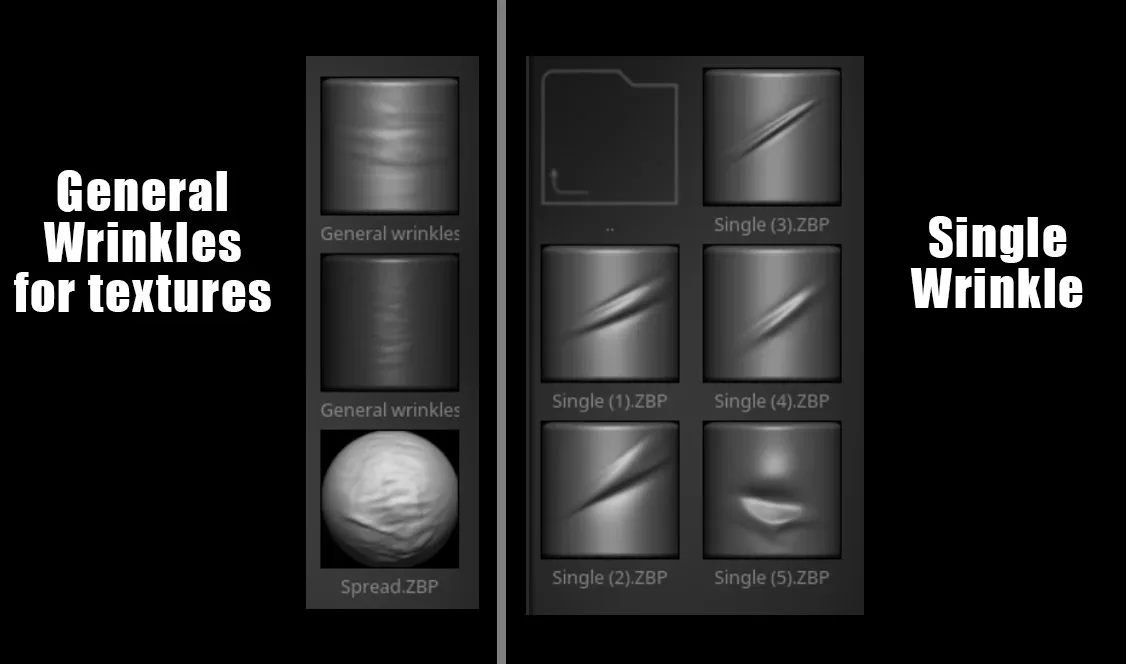 Clothes Wizard - 80 Brushes for realistic Clothes Sculpting - For ZBRUSH and BLENDER + Alphas