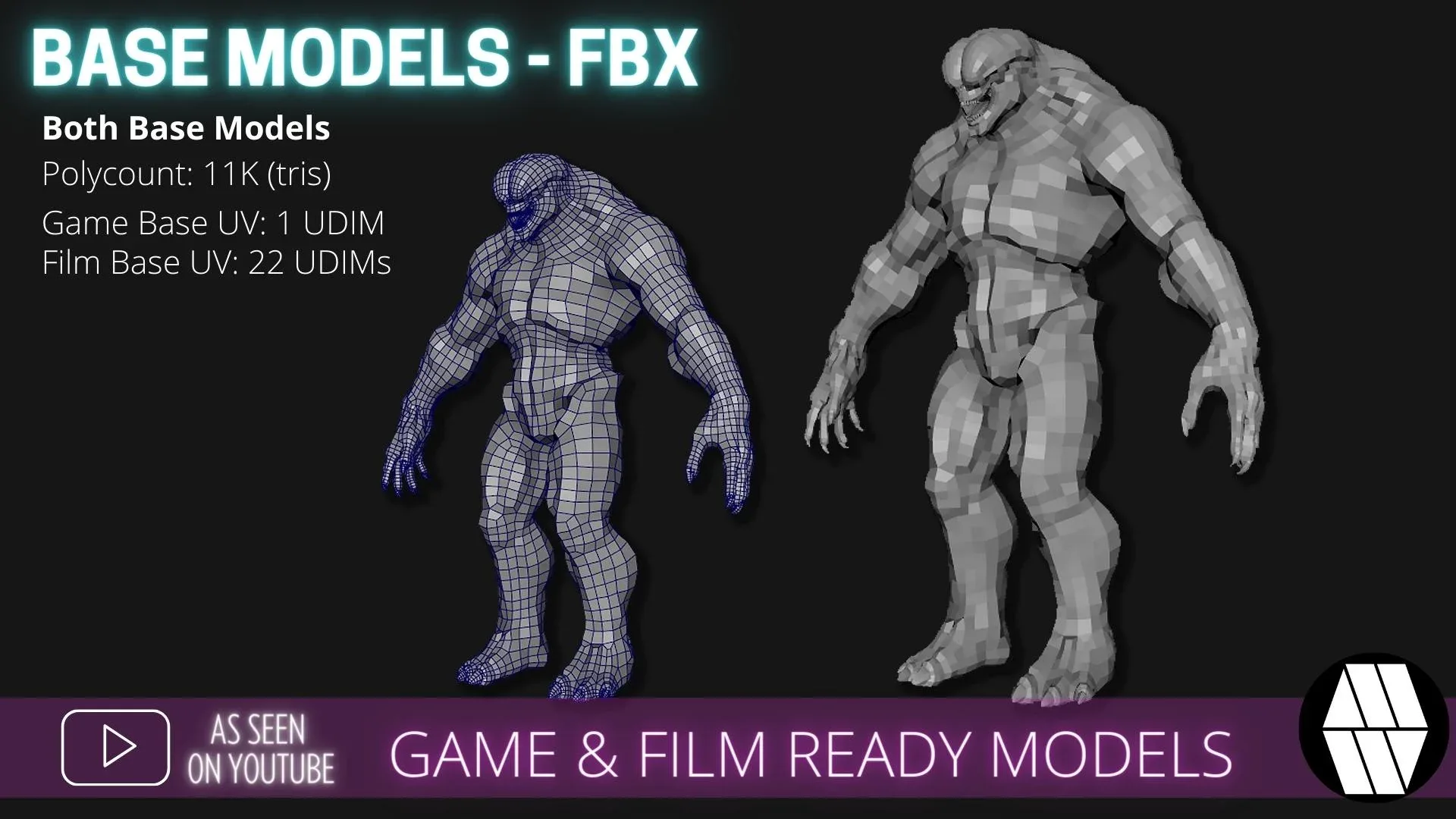 Game & Film Ready: Hell Knight Low Poly FBX Models