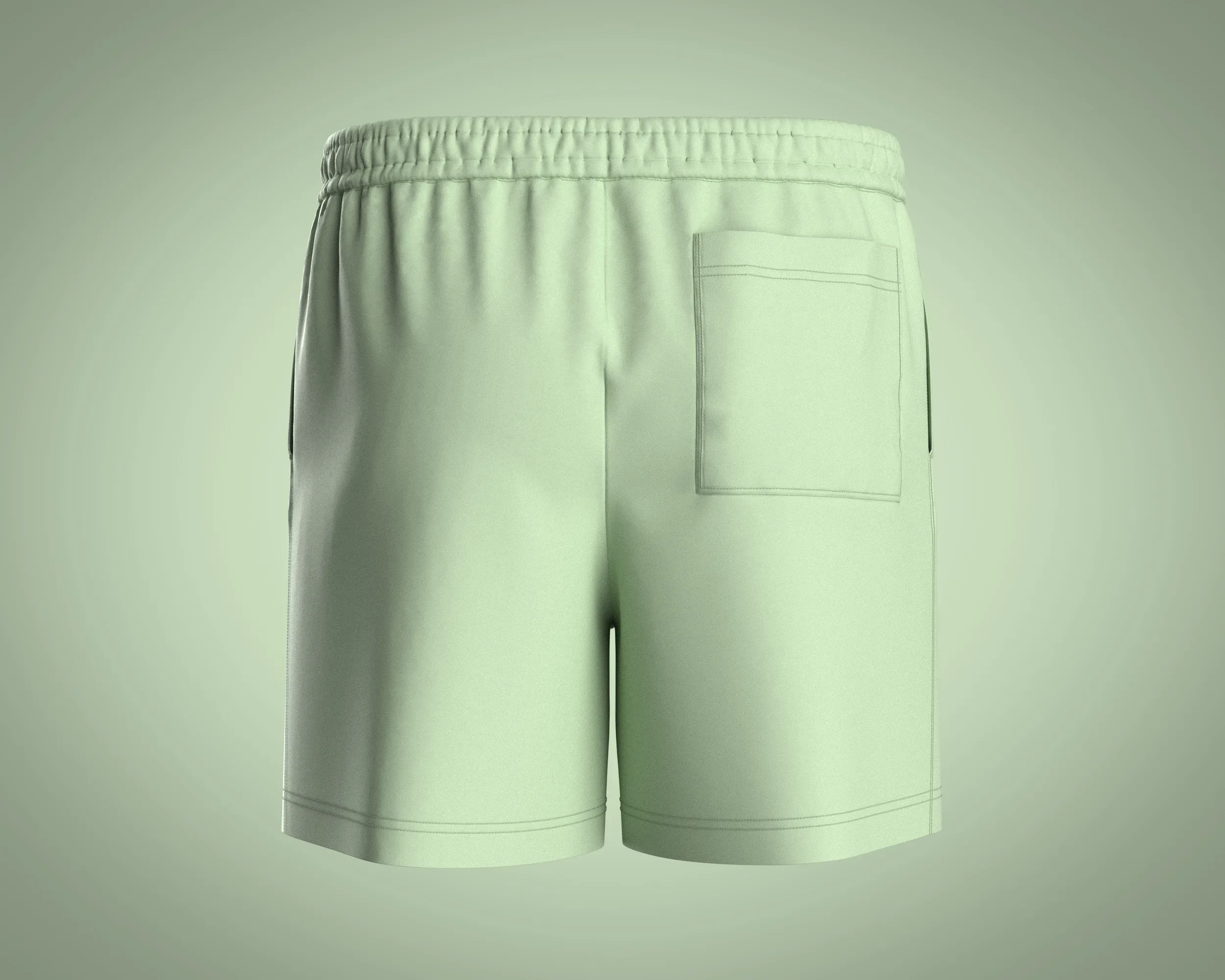 Mens Shorts Pant-Painterly Scenic | Marvelous / Clo3d / obj / fbx