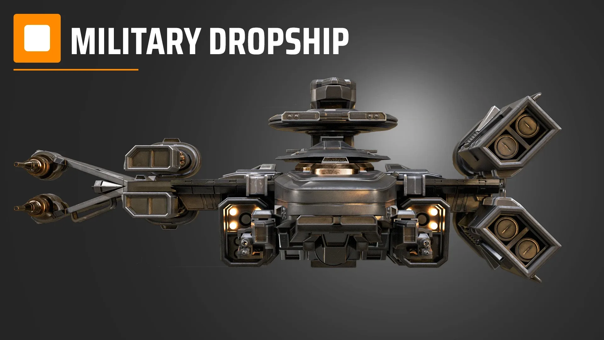 military dropship